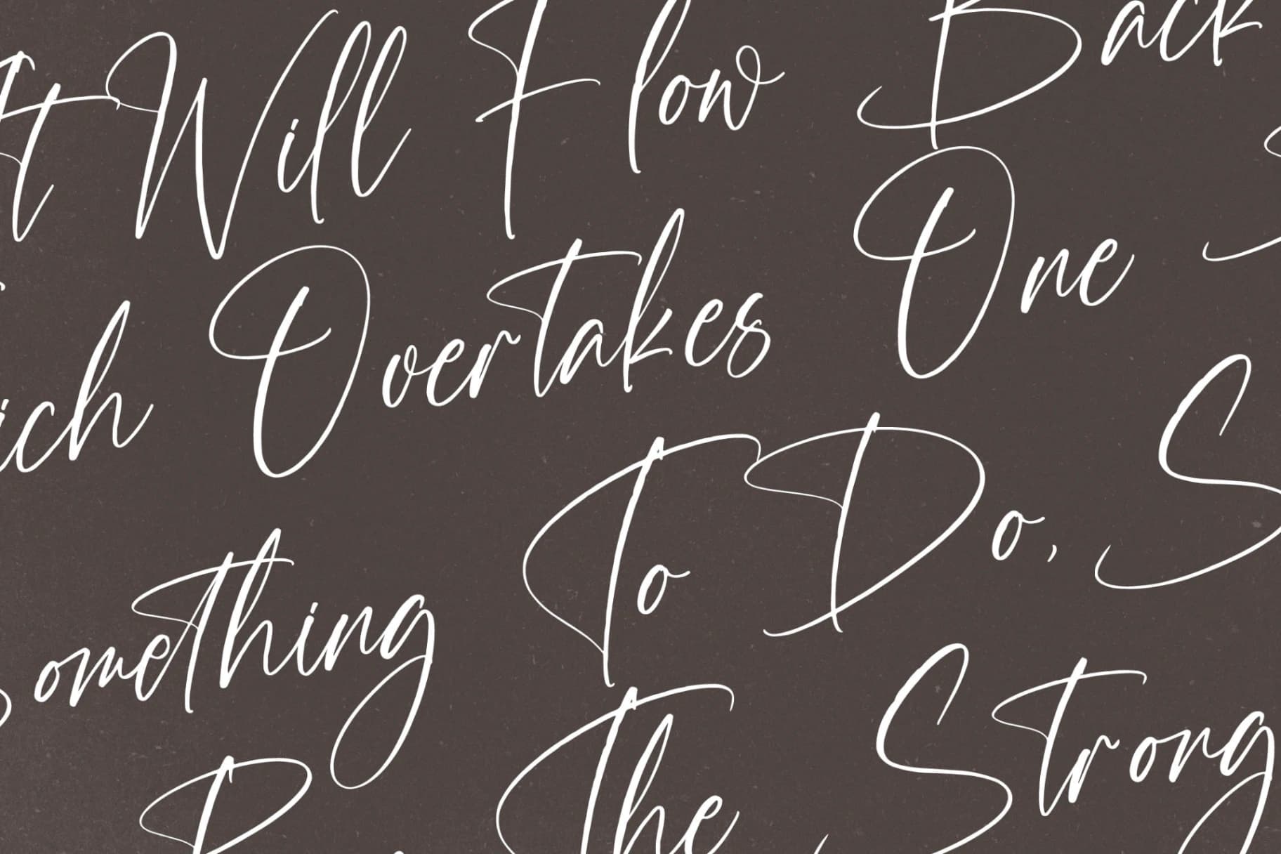 Preview 9 for Bleckstar Mountanye – Handbrush Signature Font