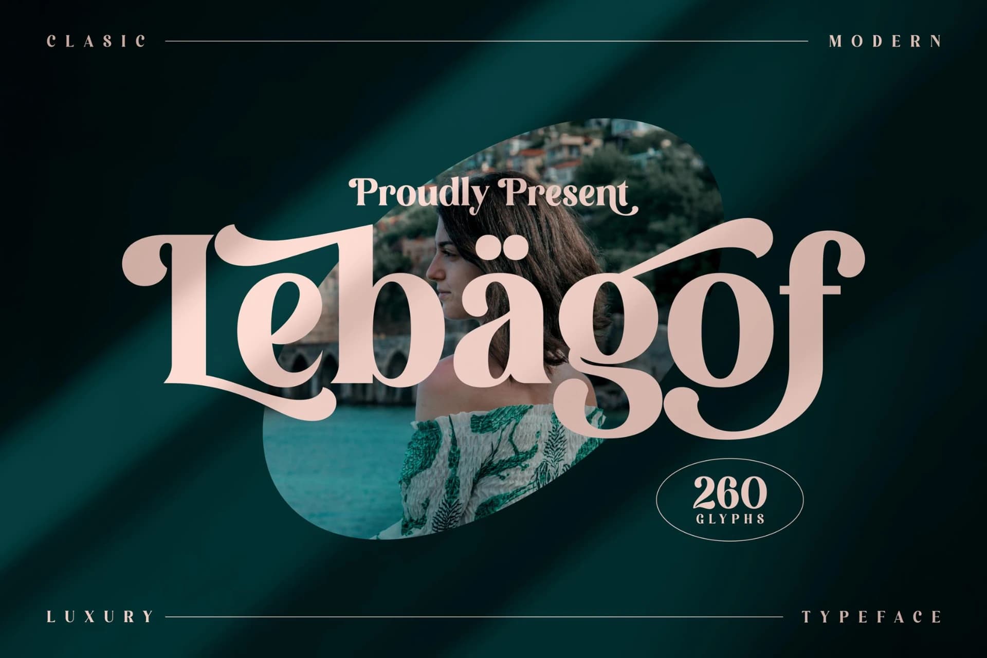 Preview of Lebagof - Modern Serif Font font