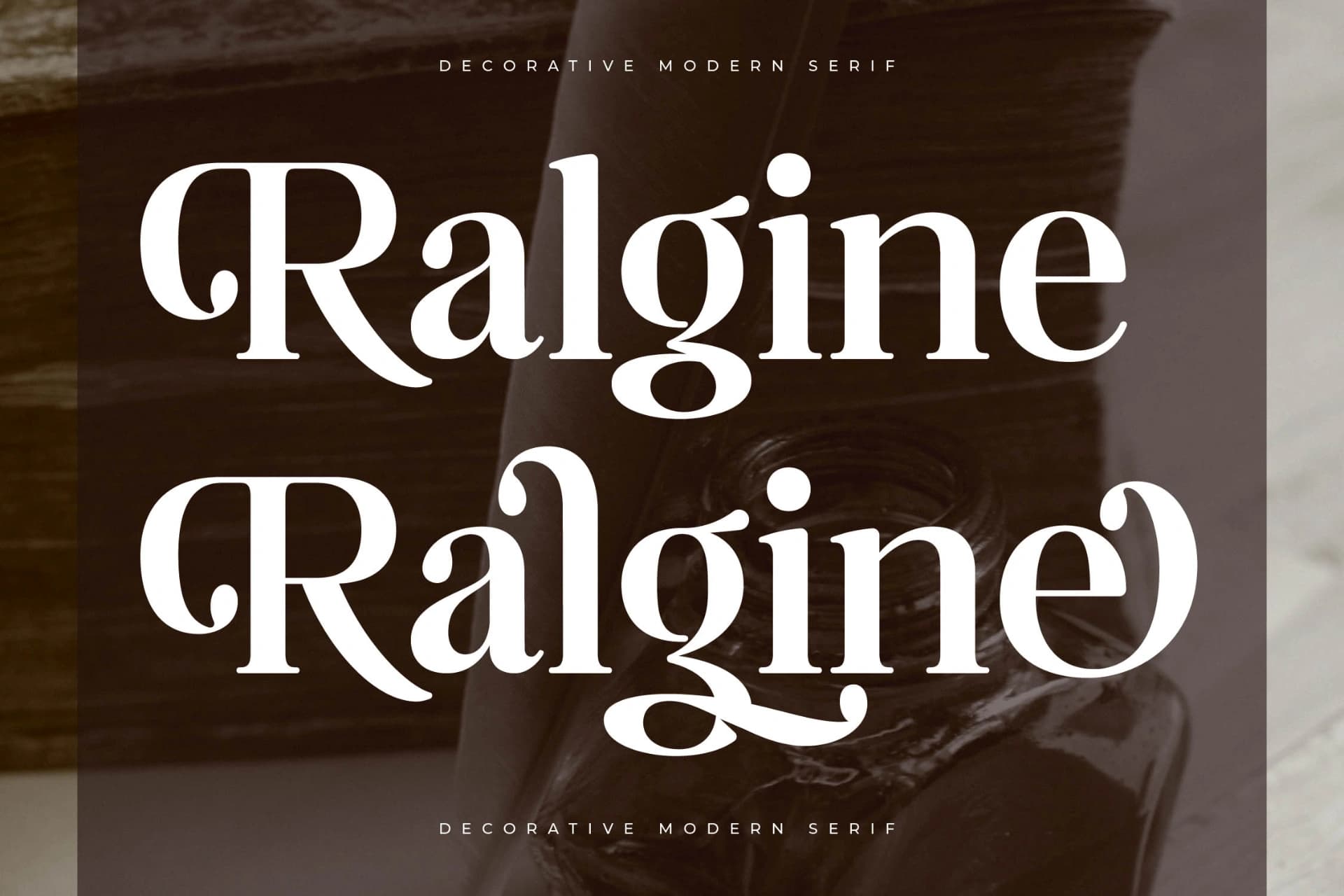 Preview 8 for Ralgine - Decorative Modern Serif