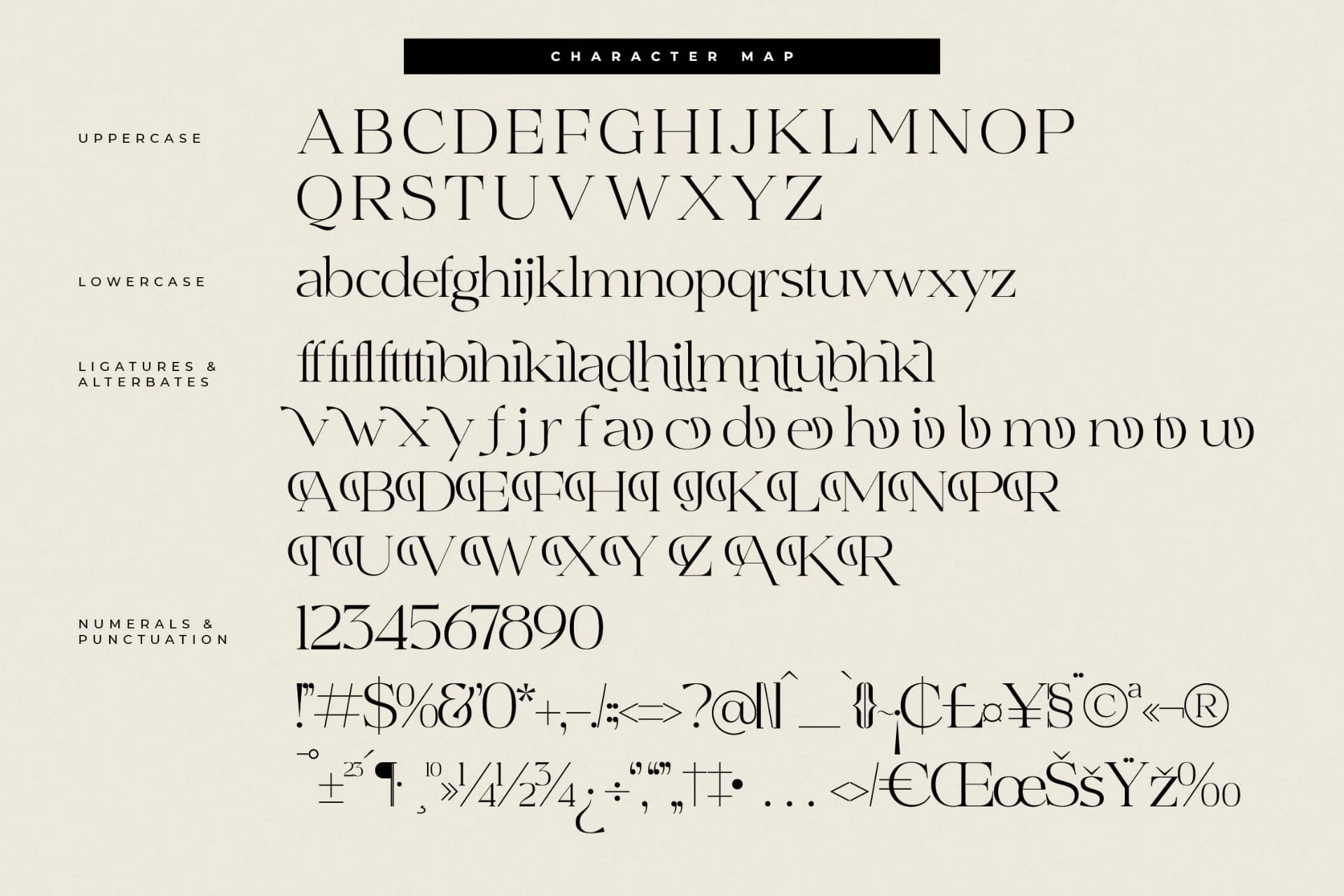 Preview 13 for Qikelan – Modern Serif Font