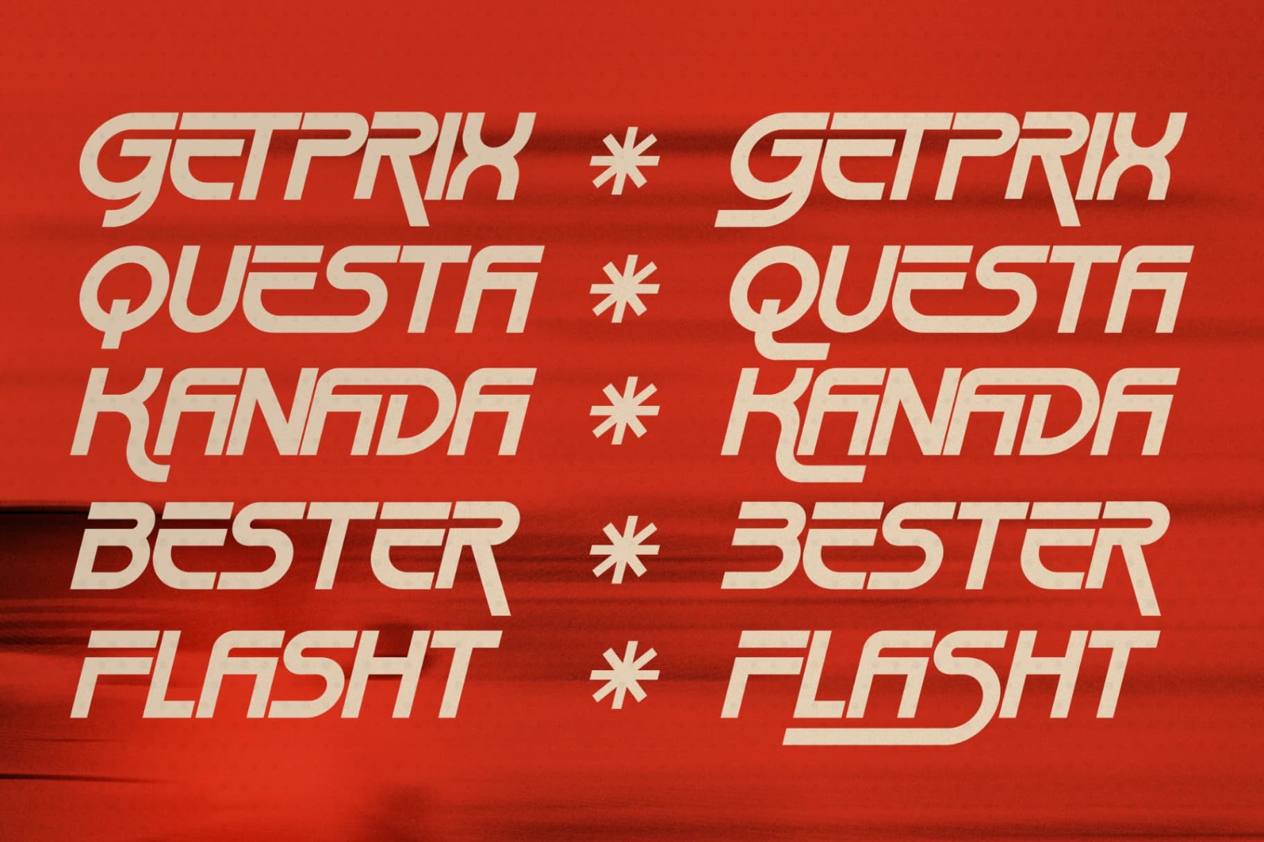 Preview 7 for Rush Turbo - Display Font