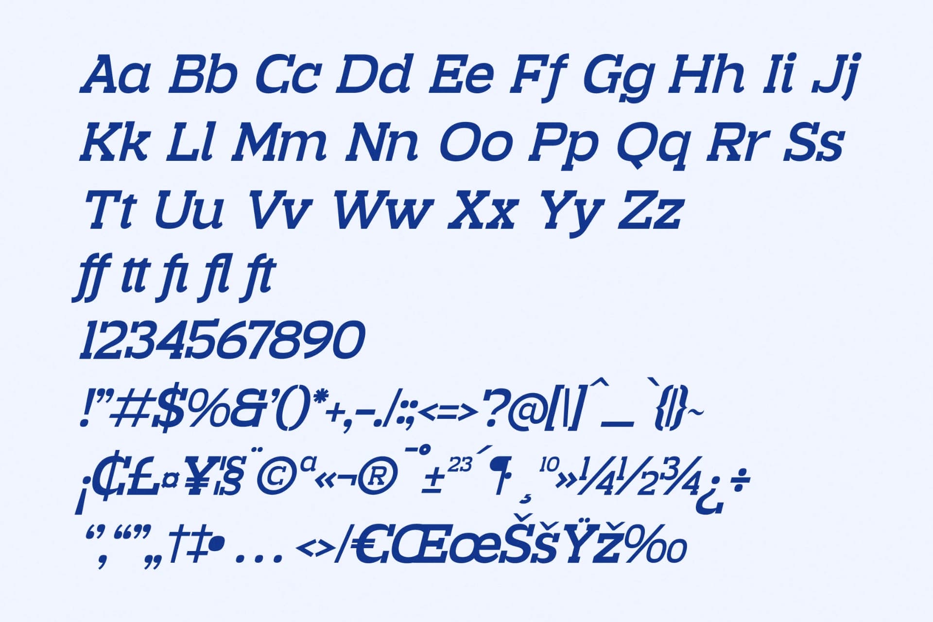 Preview 14 for Burgela – Slab Serif Typeface