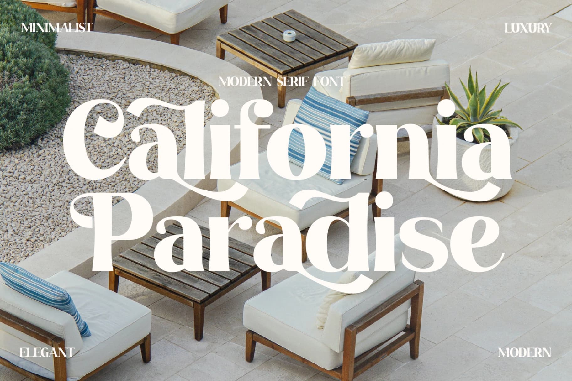Preview 2 for California Paradise - Modern Serif Font