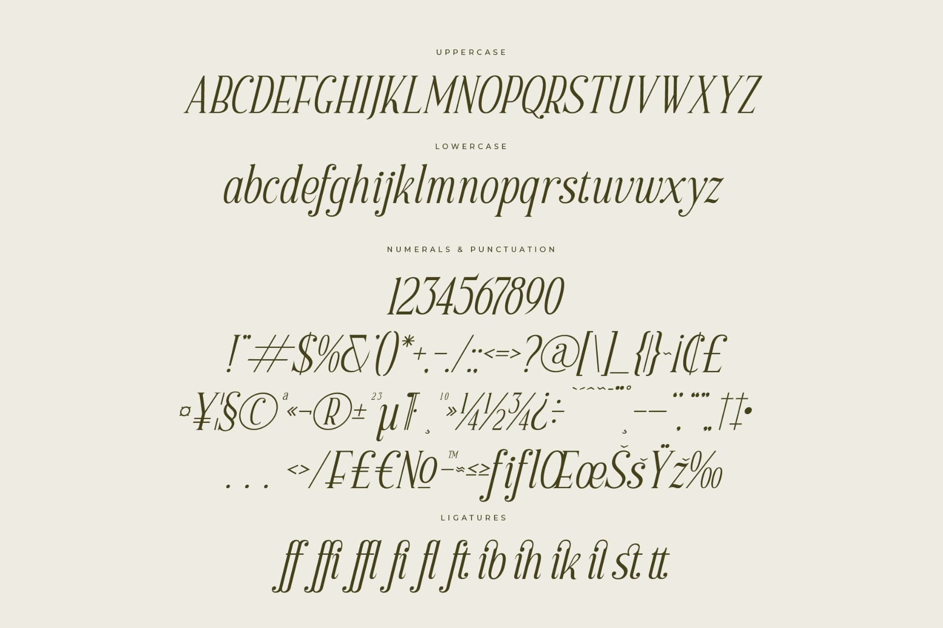 Preview 14 for Scarlett Quistan - Modern Serif Font