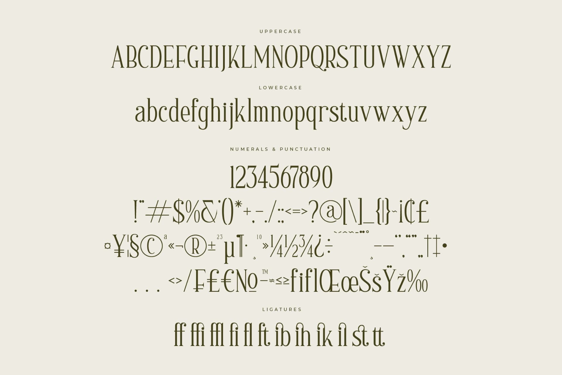 Preview 13 for Scarlett Quistan - Modern Serif Font