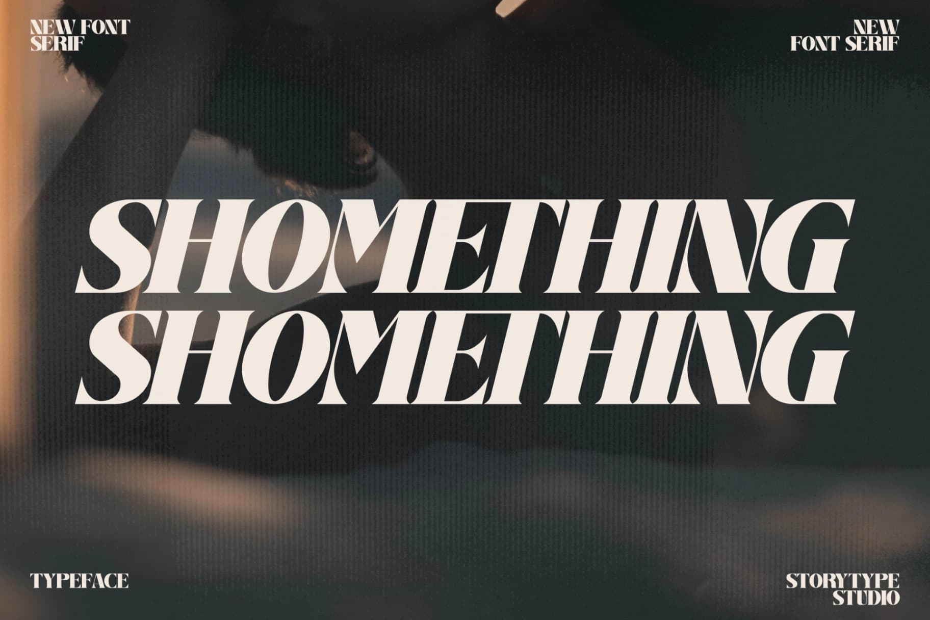 Preview 2 for Shomething - Modern Serif Font
