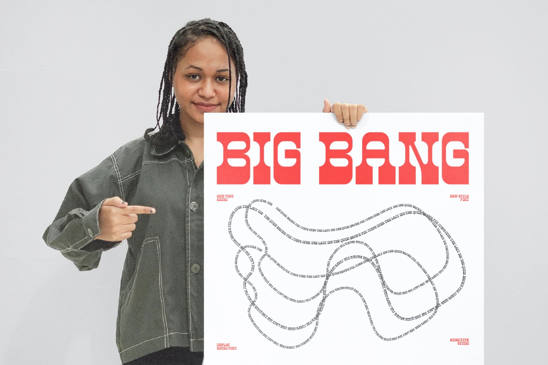 Preview 6 for Big Bang - Display Retro Font