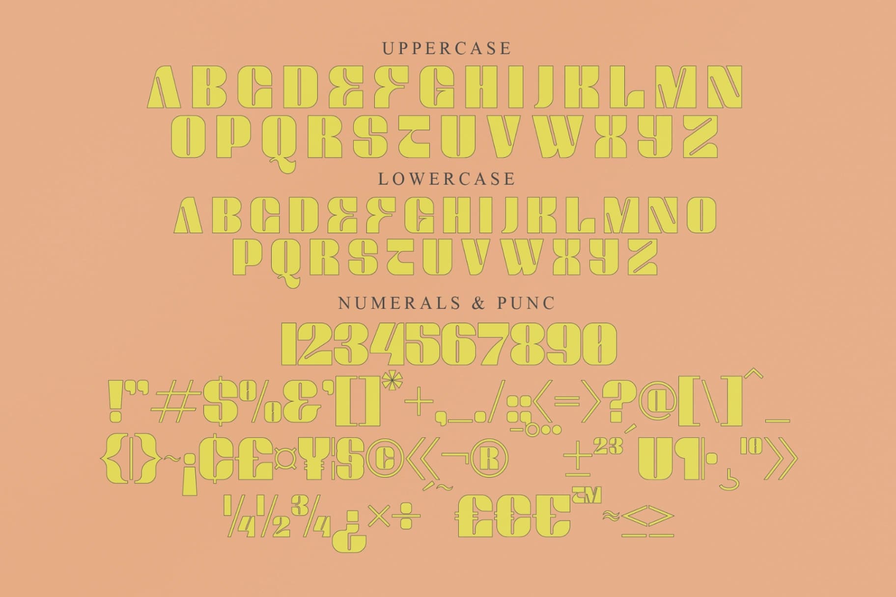 Preview 13 for Mentra - Modern Serif Display Font