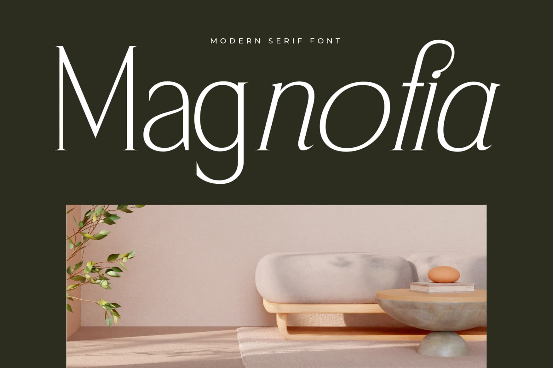 Preview 1 for Magnofia – Modern Serif Font