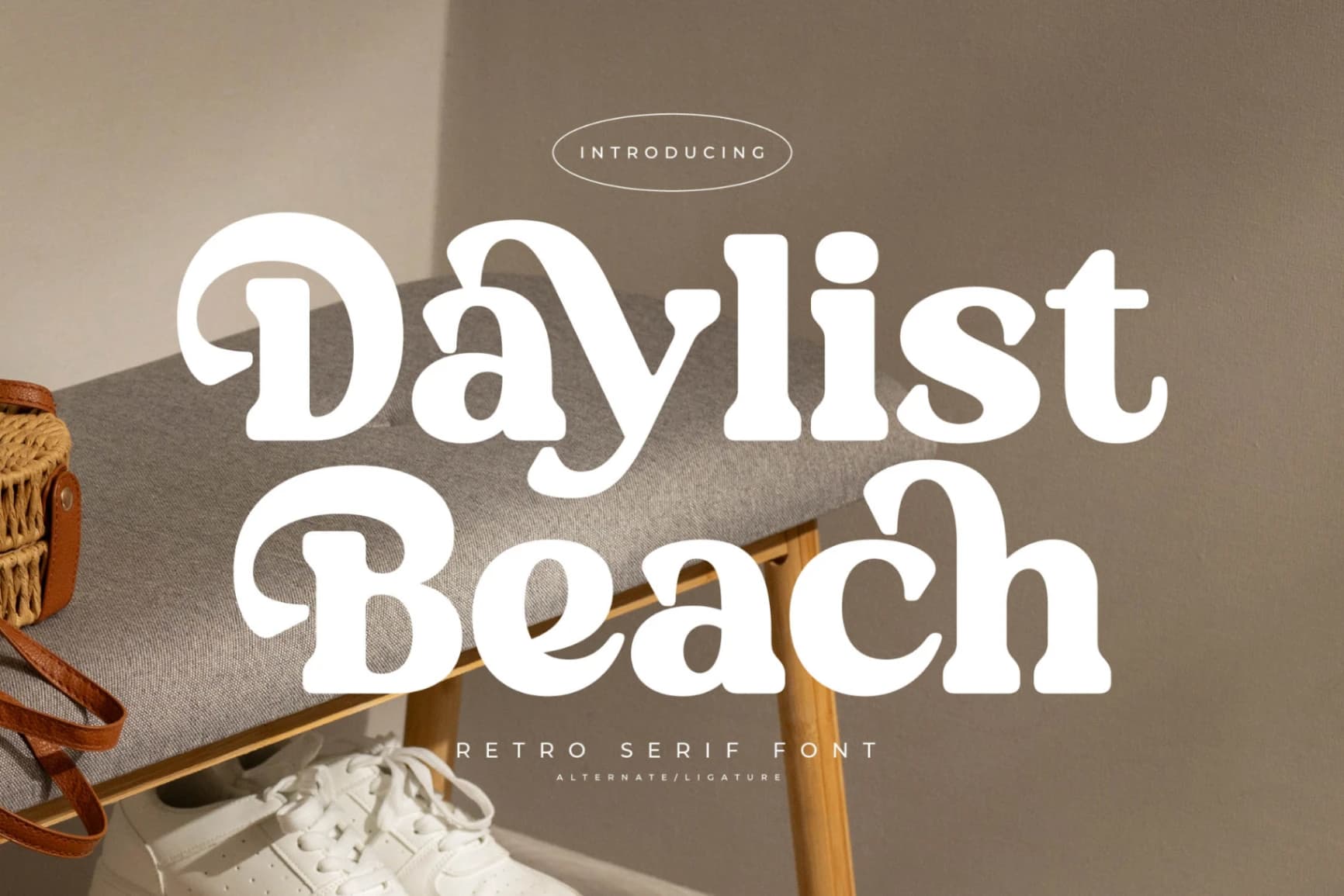 Preview 1 for Daylist Beach – Retro Serif Font