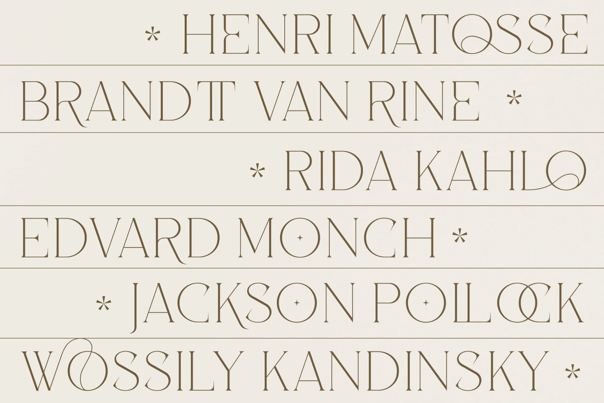 Preview 10 for Golden - Luxury Font