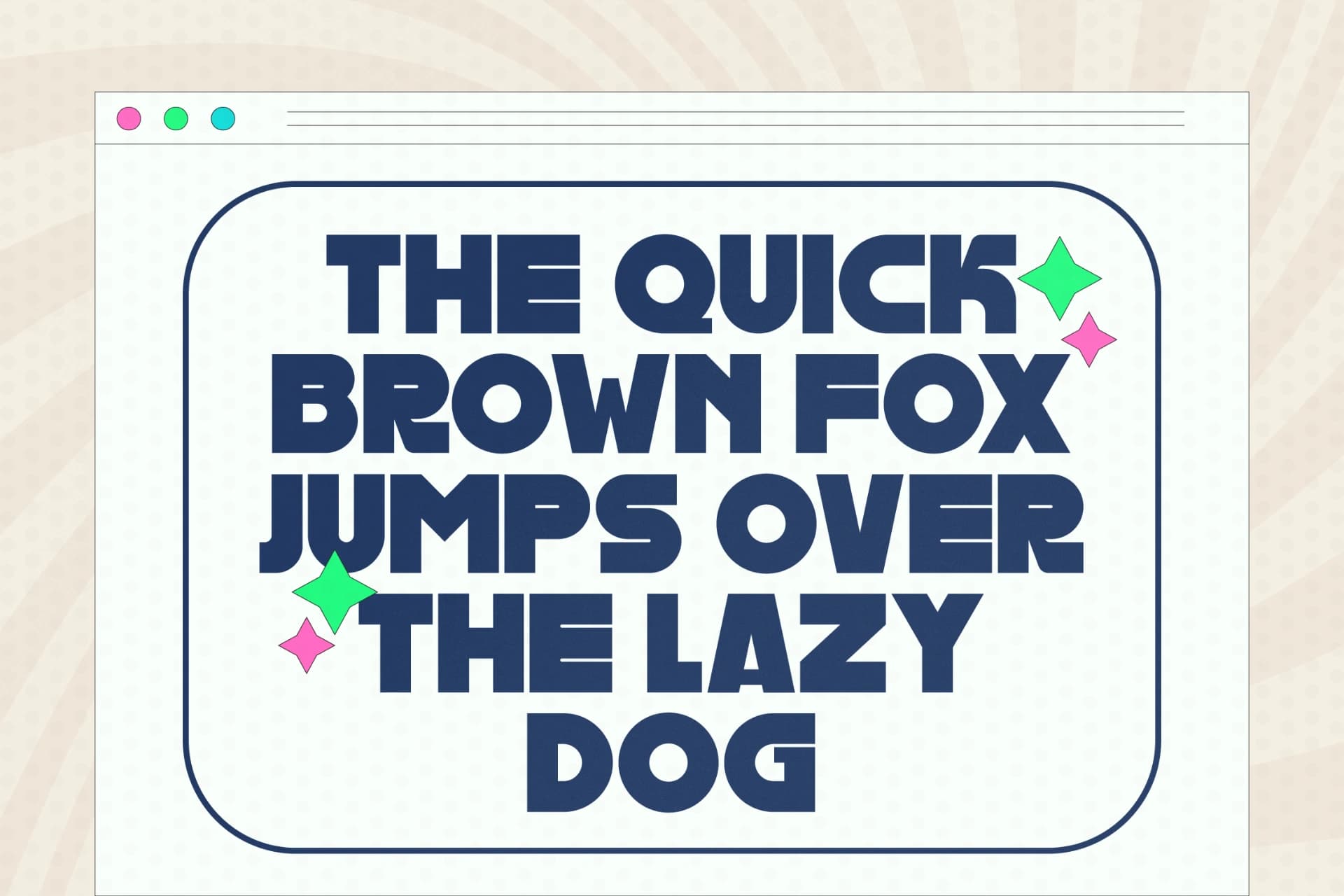 Preview 5 for Starlink Sans Serif Display Font