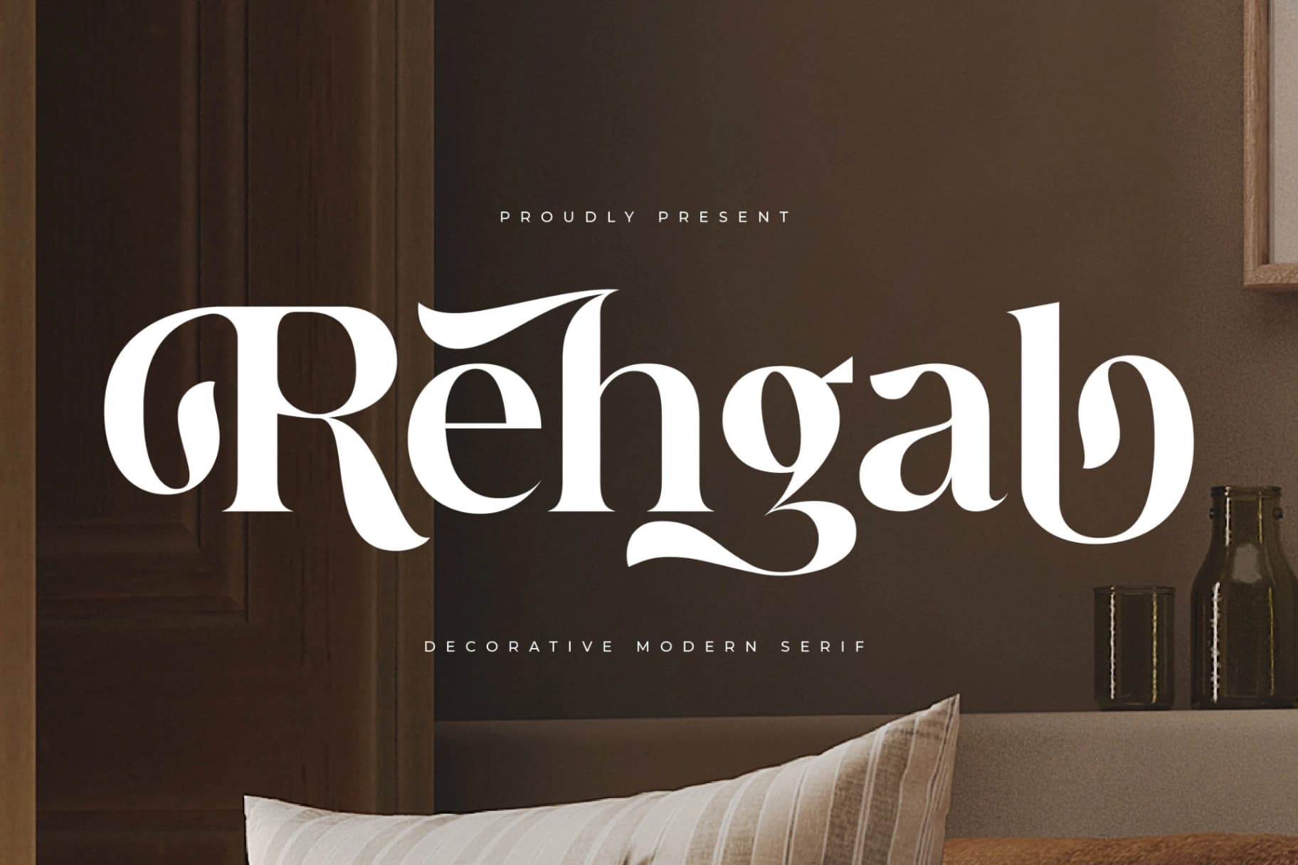 Preview 1 for Rehgal - Decorative Modern Serif