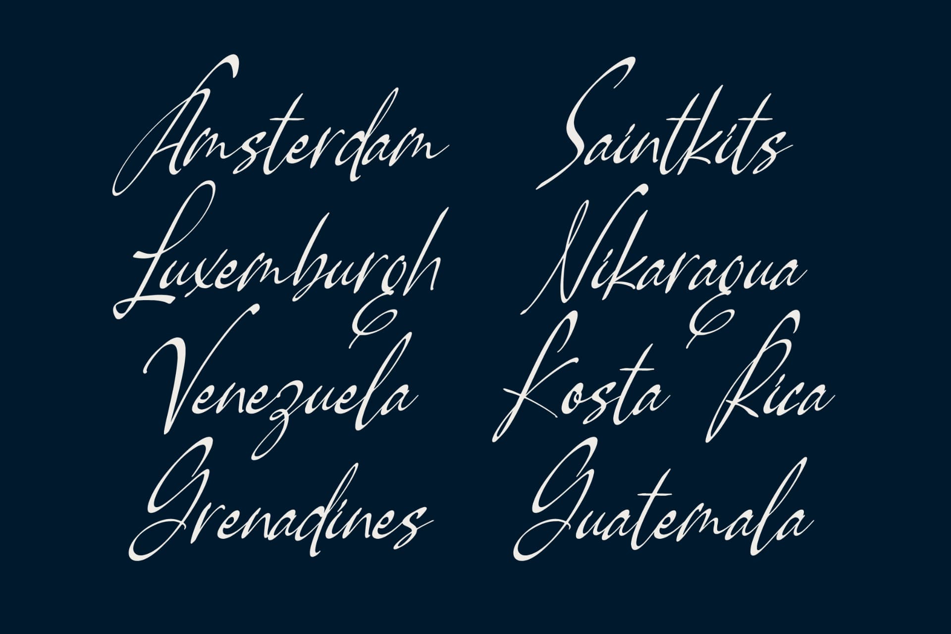 Preview 6 for Pamric Mevira – Handwritten Ink Font