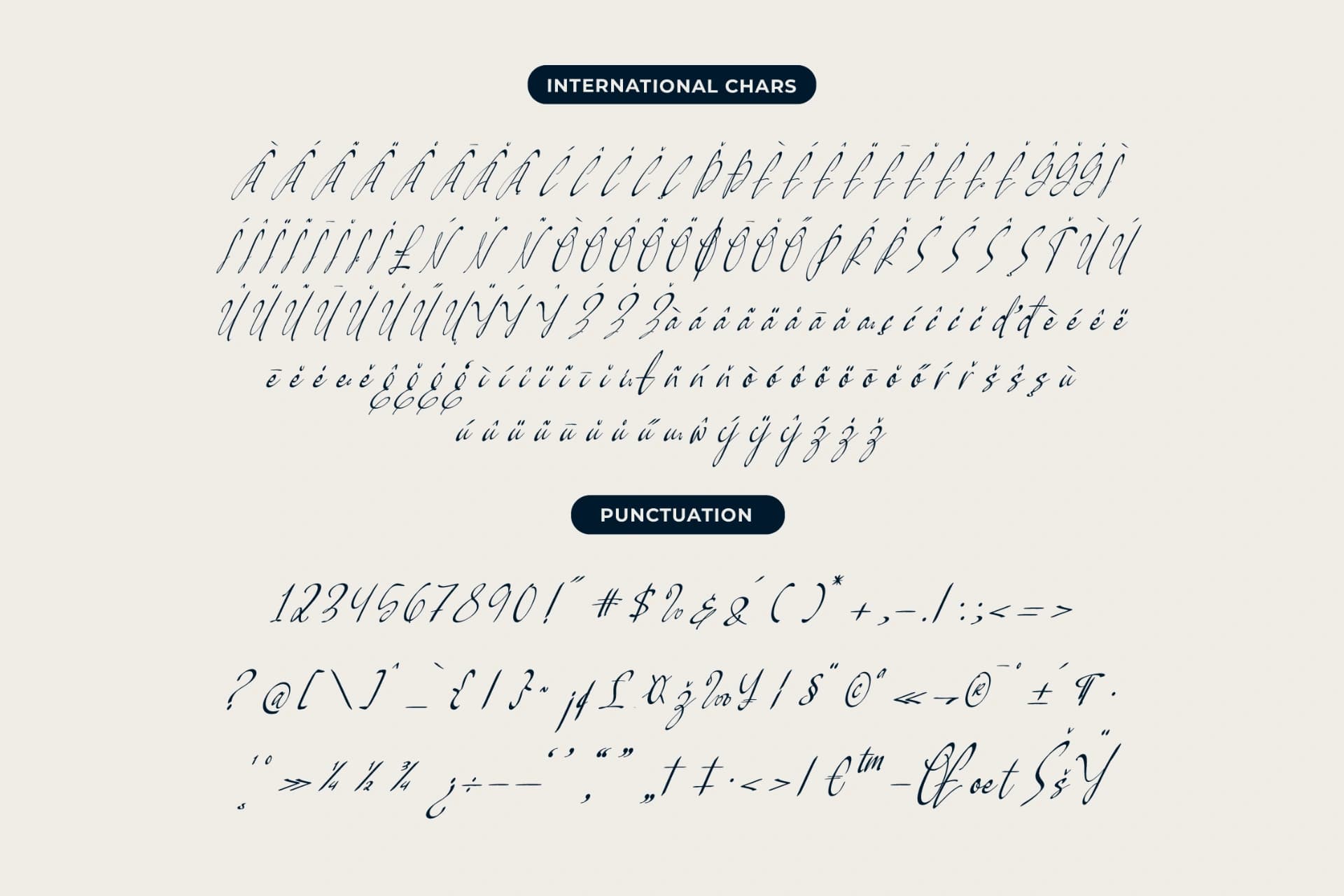Preview 13 for Pamric Mevira – Handwritten Ink Font