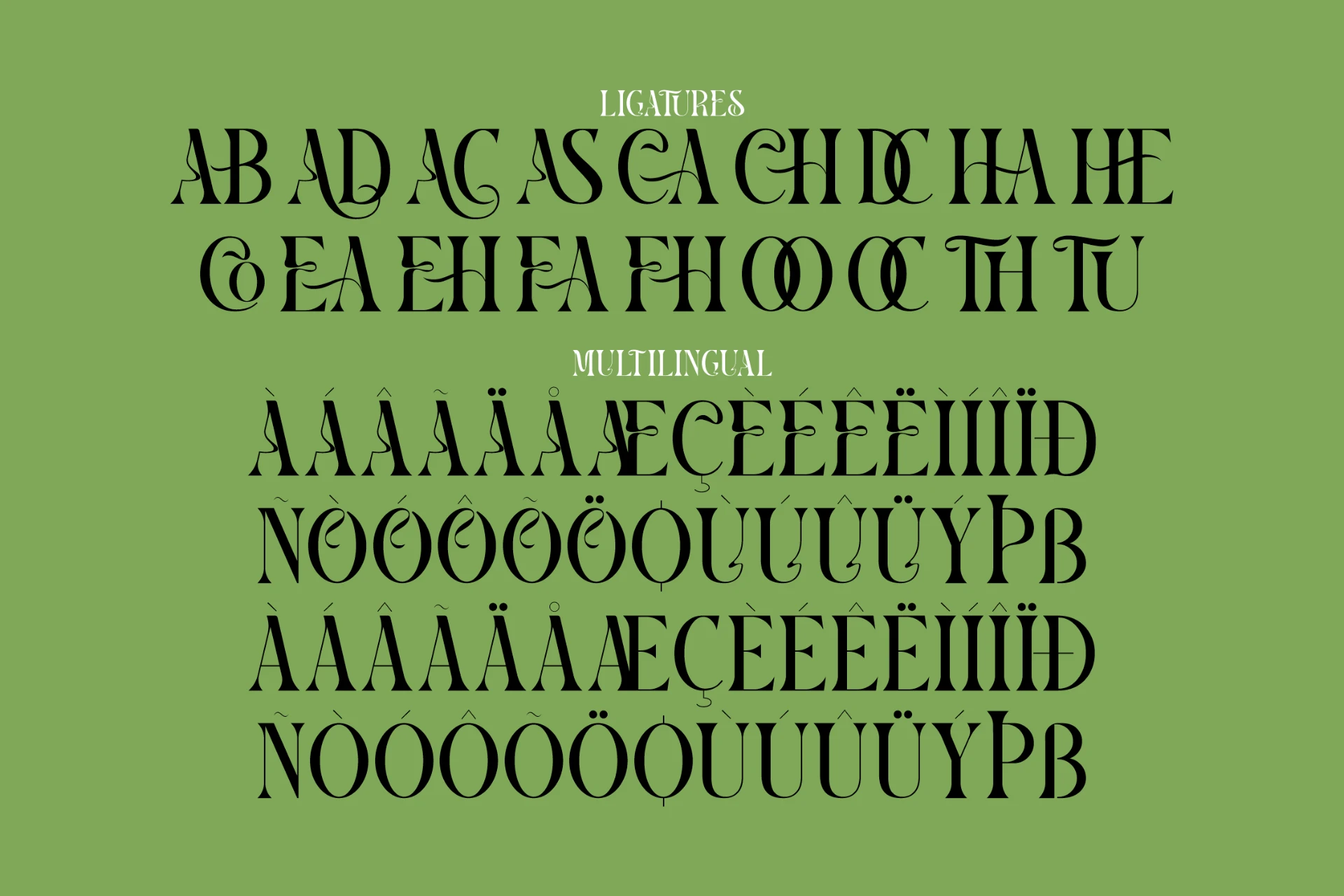 Preview 14 for Casthelo - Display Typeface Font