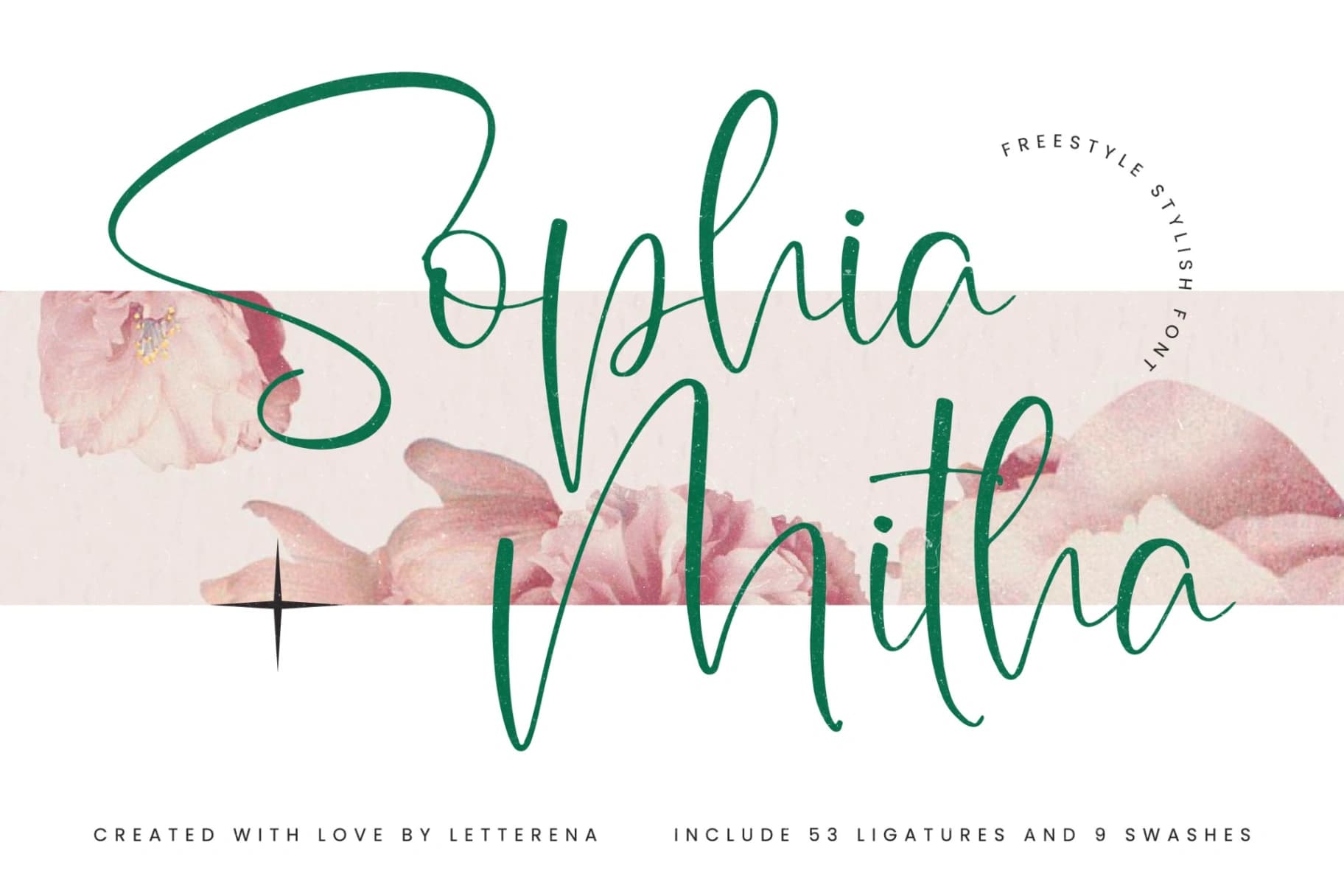 Preview 1 for Sophia Mitha – Freestyle Stylish Font