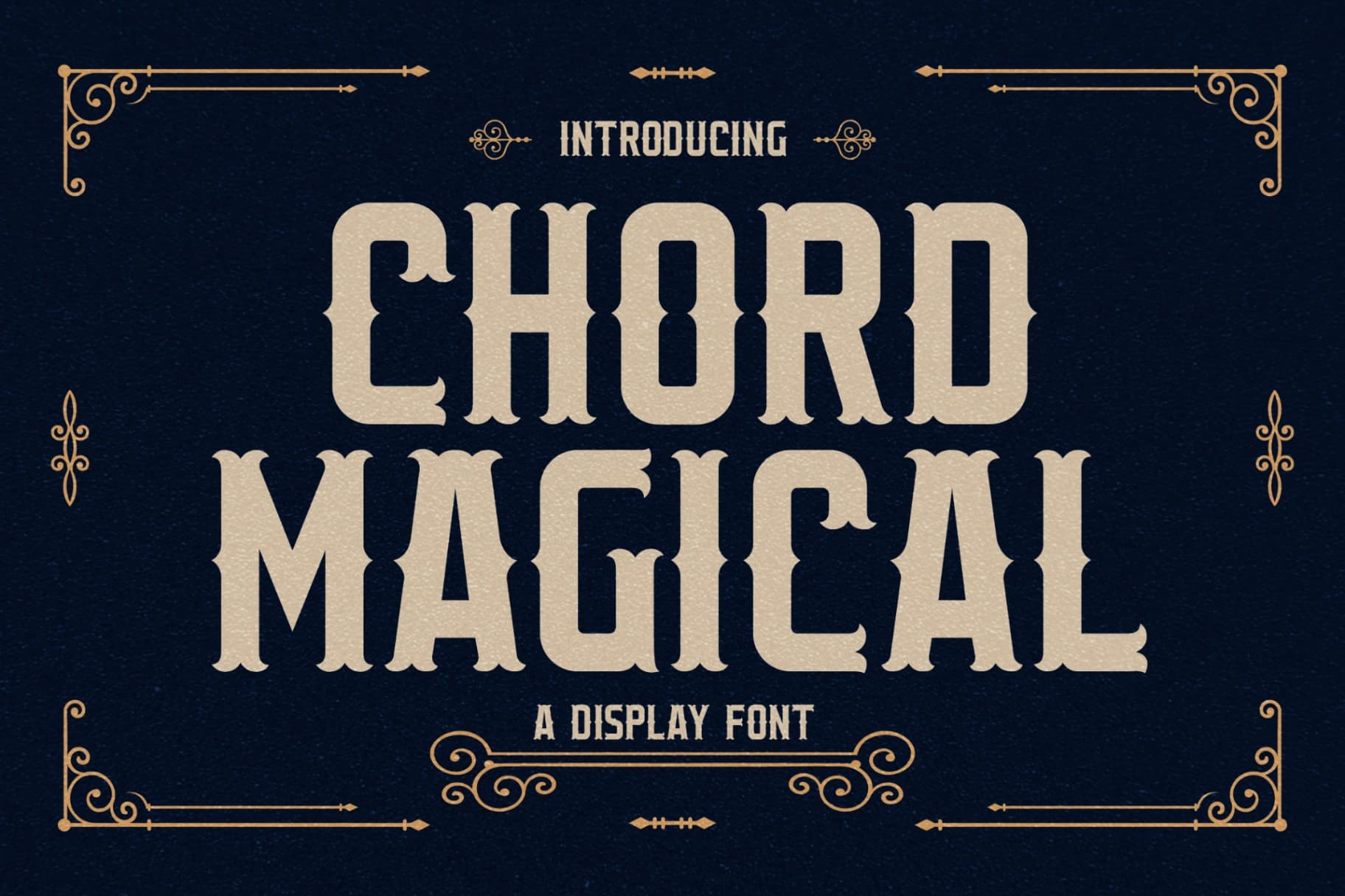 Preview of Chord Magical - Display Font font