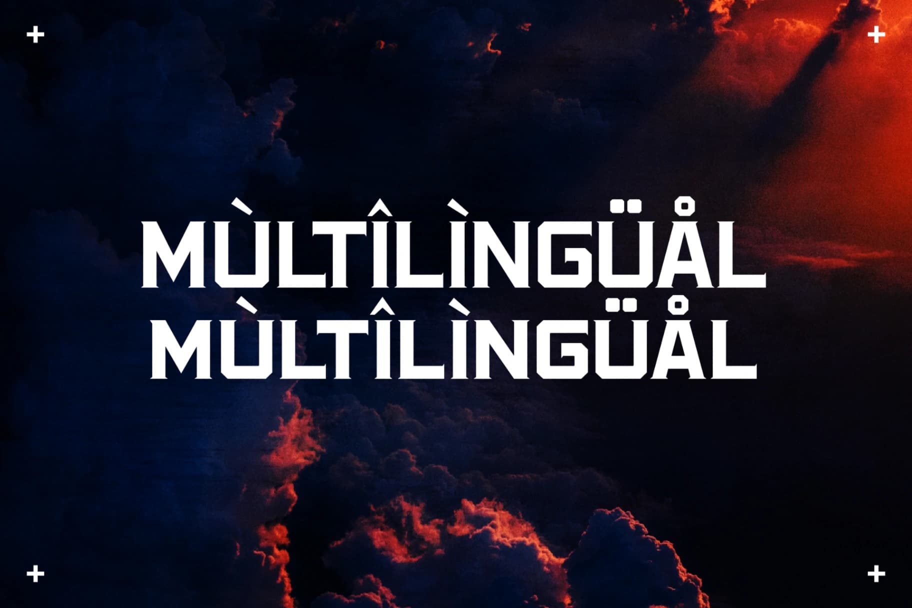Preview 11 for Thunder Squad - DIsplay Typeface Font