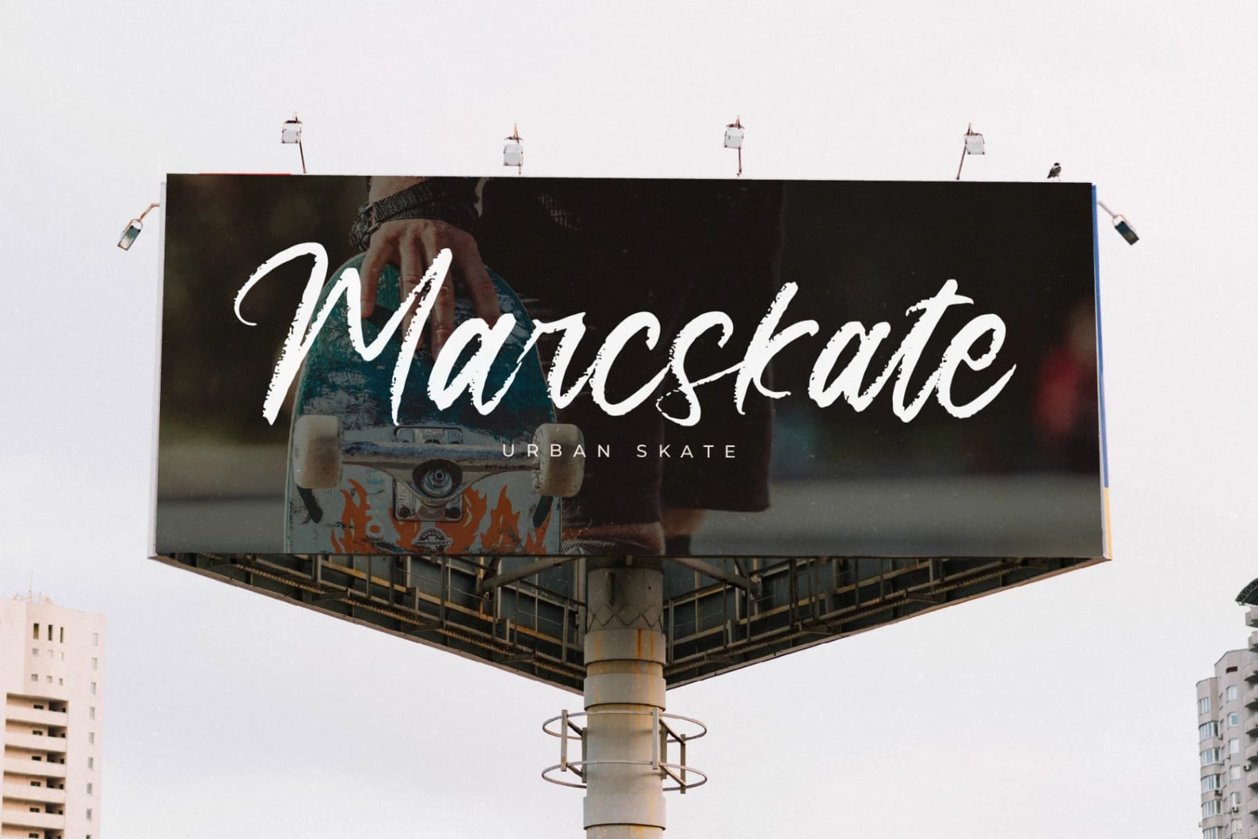 Preview 4 for Montellast Knights – Modern Handbrush Font