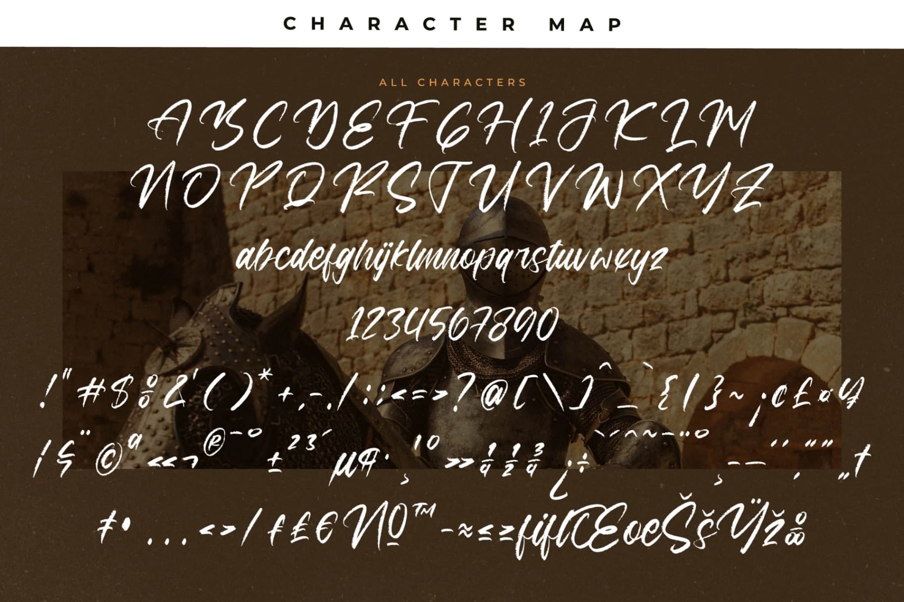 Preview 13 for Montellast Knights – Modern Handbrush Font