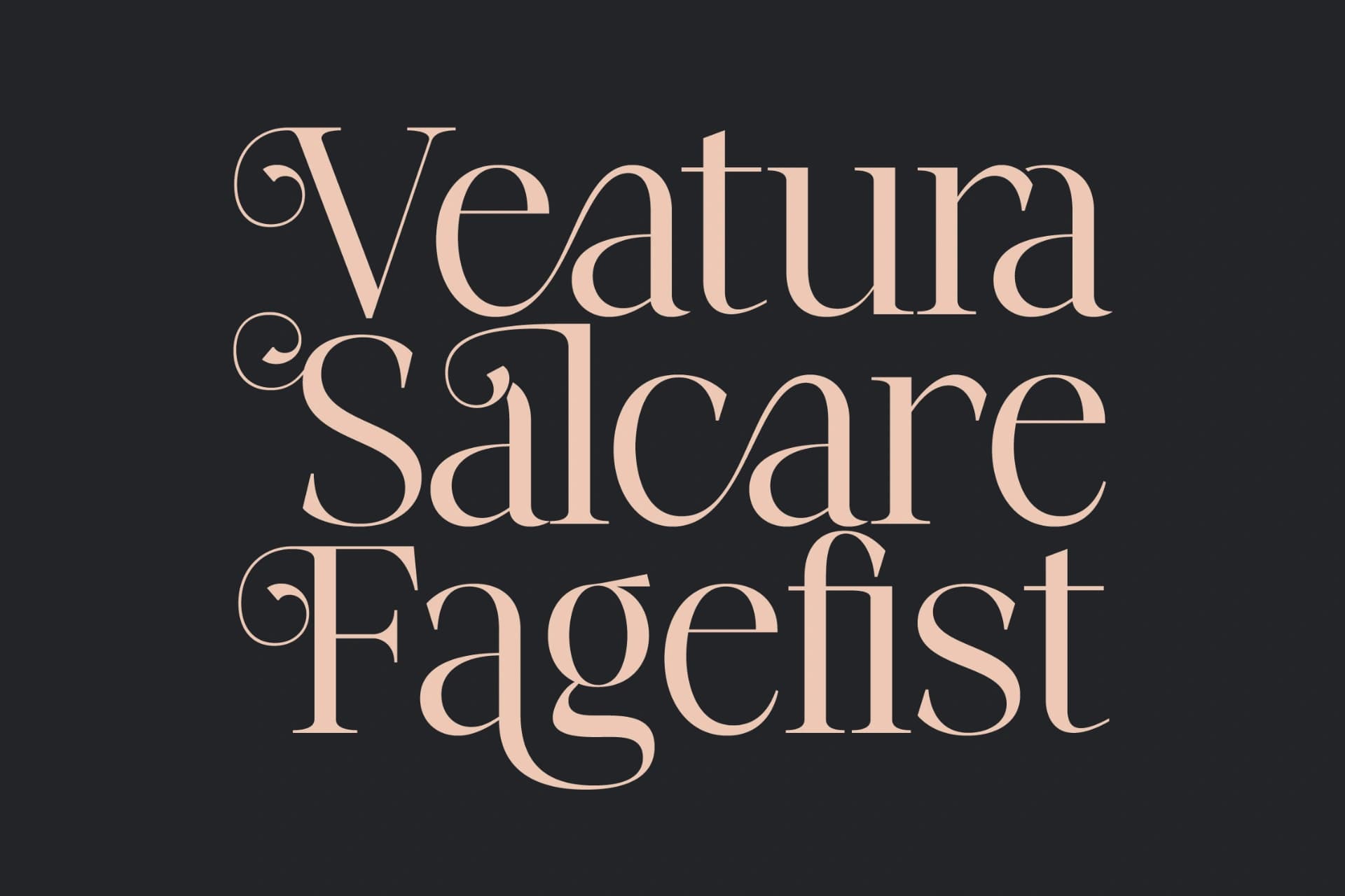 Preview 4 for Fangira - Unique Ligature Serif Font
