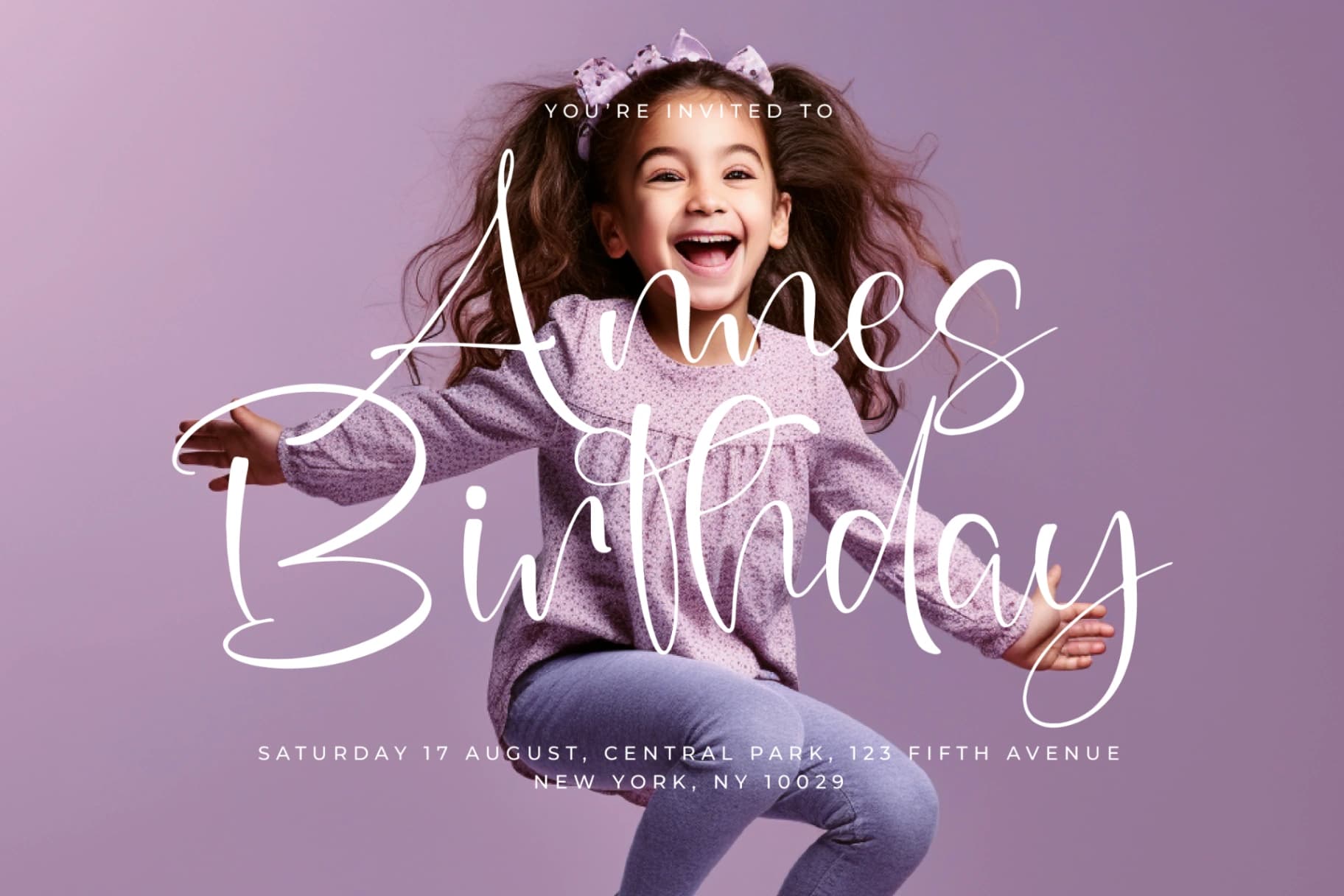 Preview 6 for Annets Birthday - Beautiful Script Font
