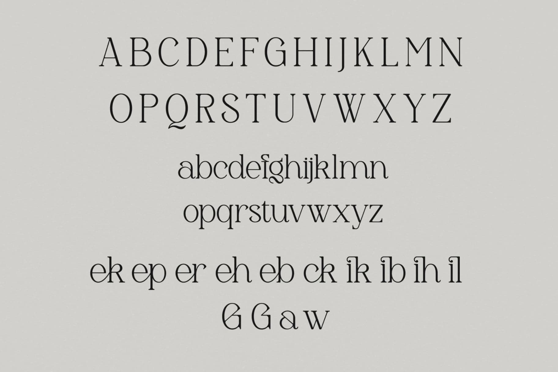 Preview 12 for Gerlick - Modern Serif Font