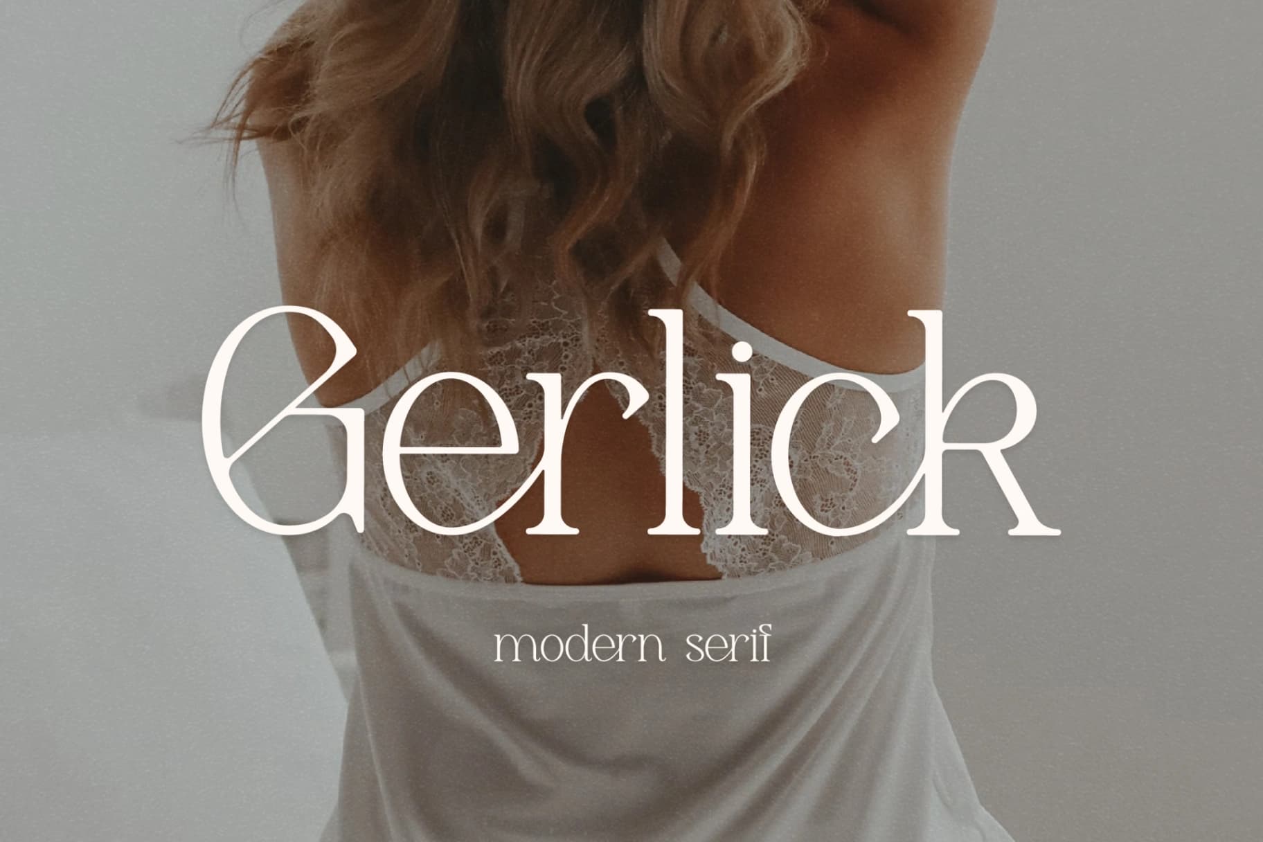 Preview of Gerlick - Modern Serif Font font