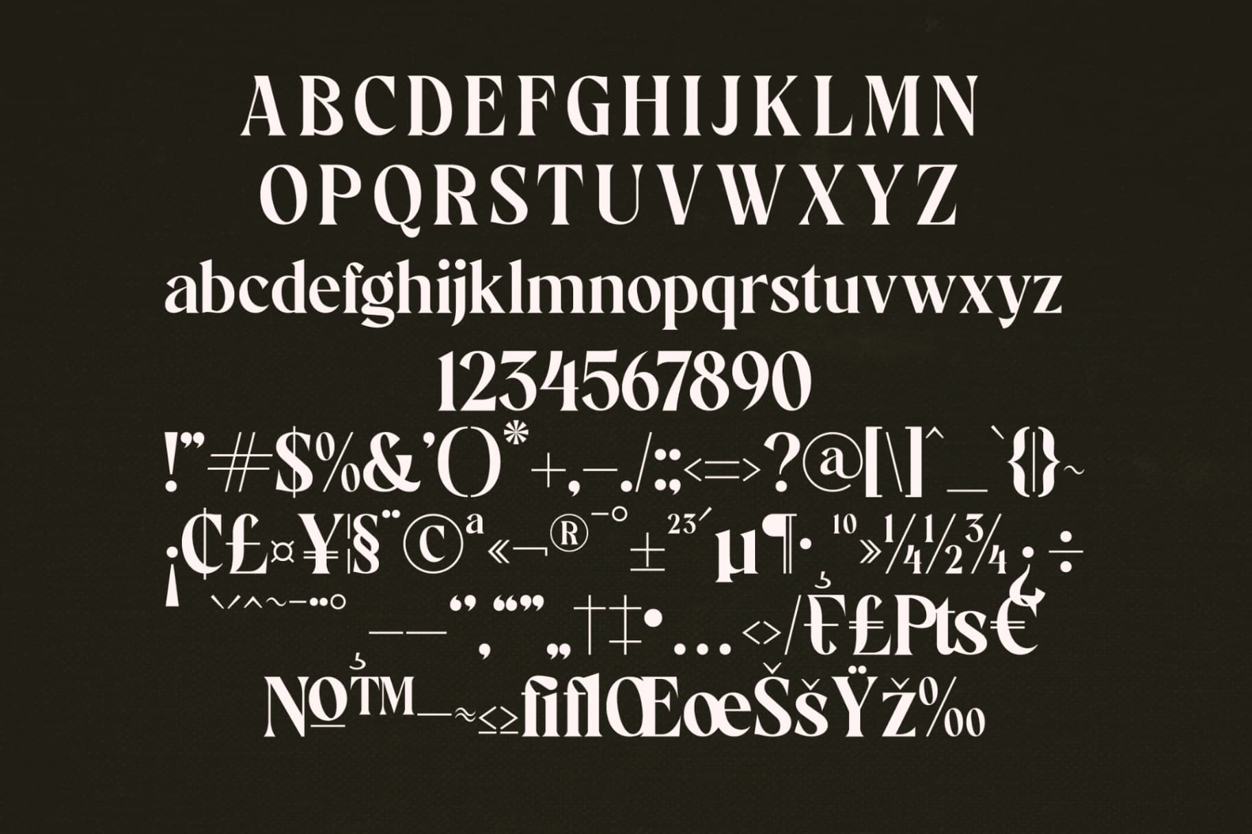 Preview 11 for Stanley - Classy Serif Typeface Font
