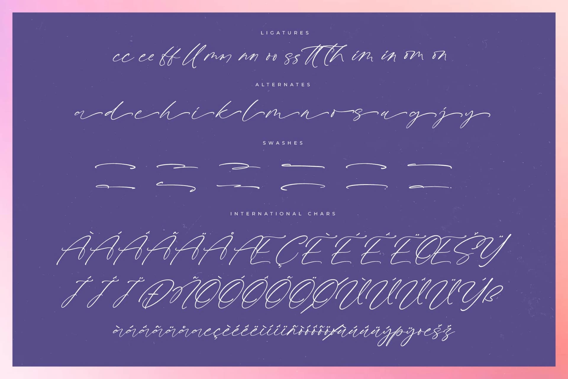 Preview 14 for Anthony Smith – Modern Stylish Font