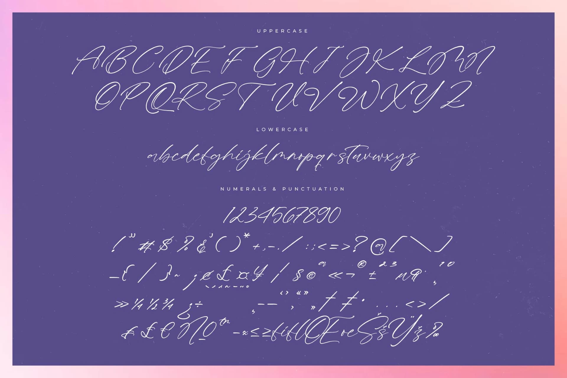Preview 13 for Anthony Smith – Modern Stylish Font