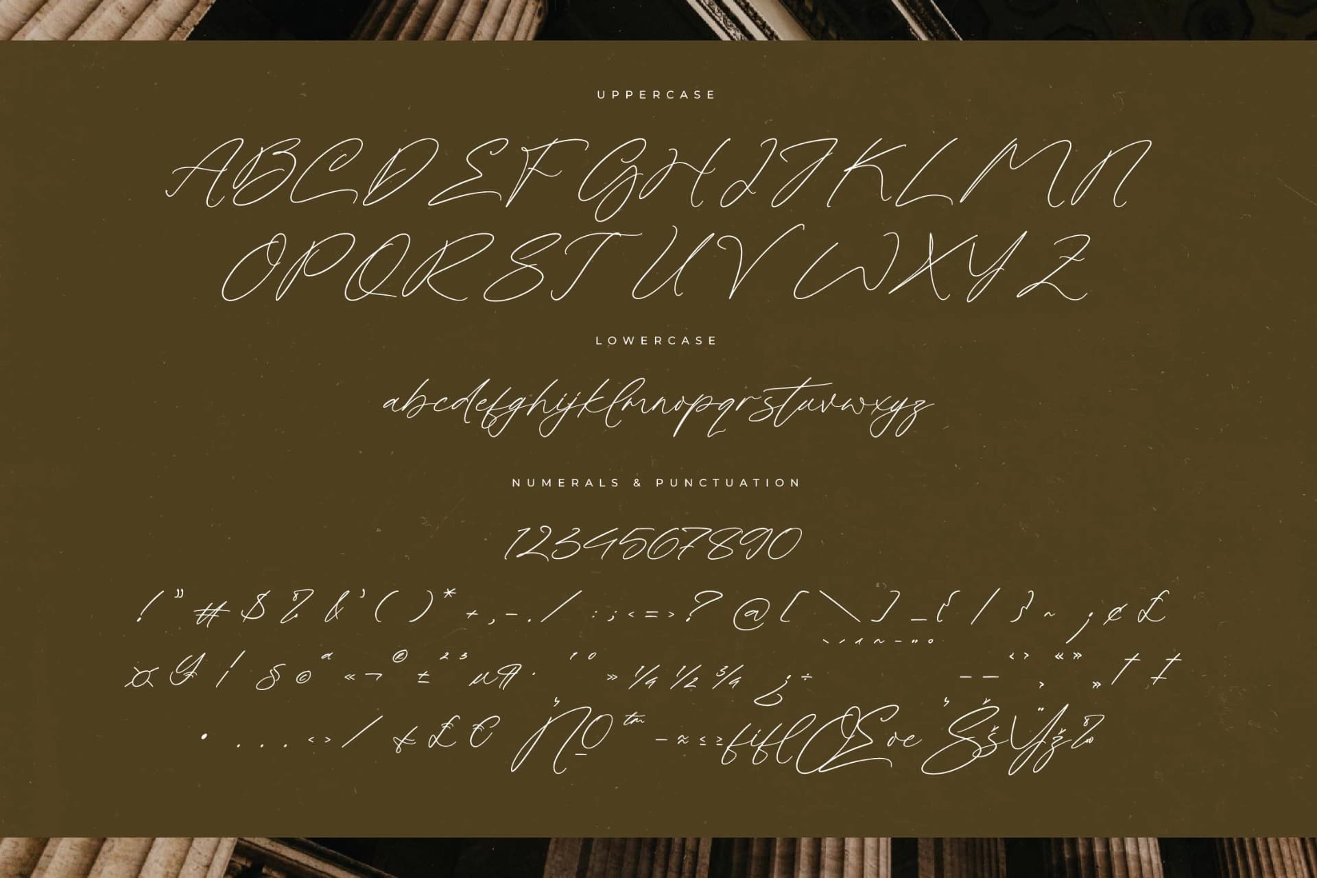 Preview 13 for Gothical Statues – Modern Stylish Script