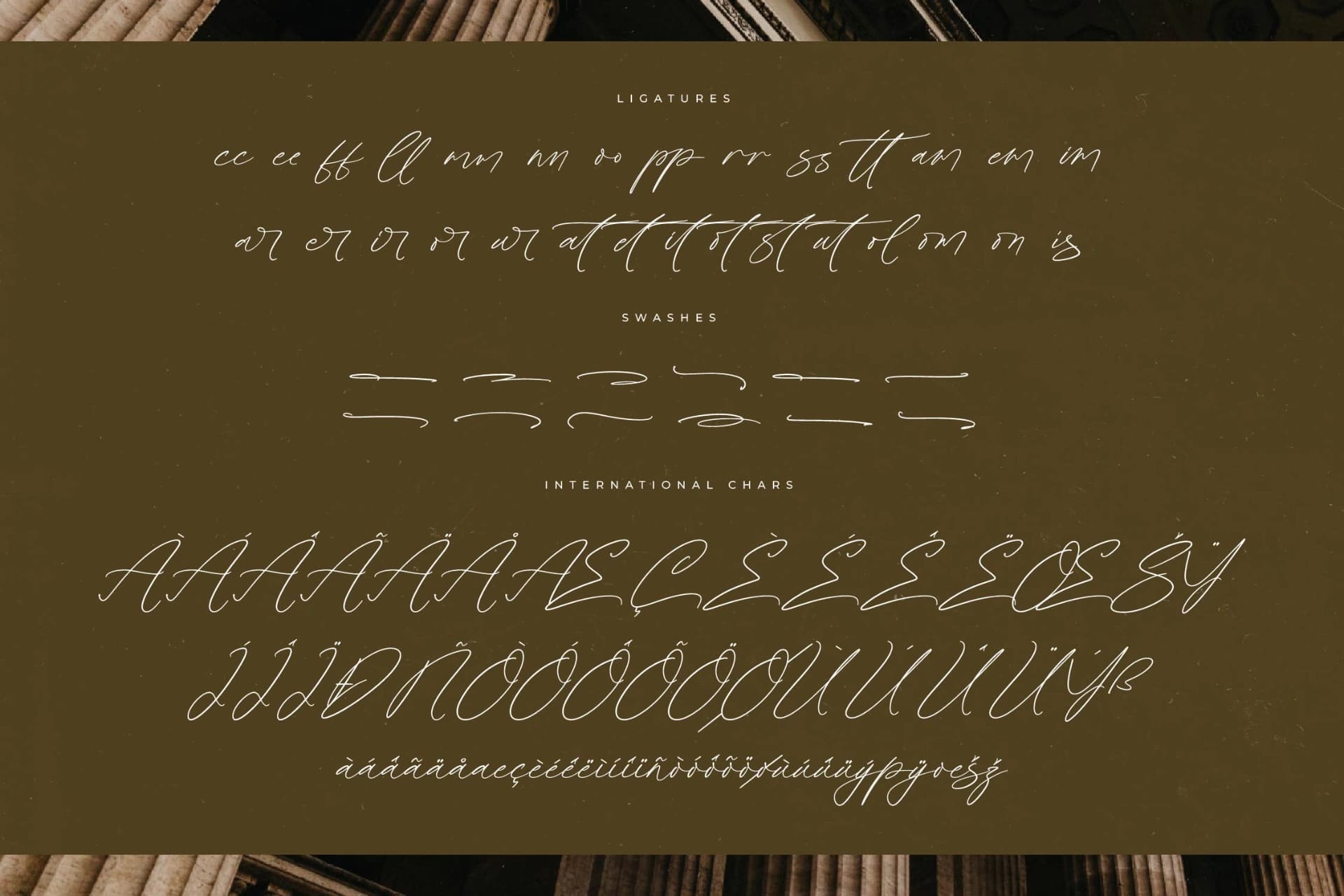 Preview 14 for Gothical Statues – Modern Stylish Script