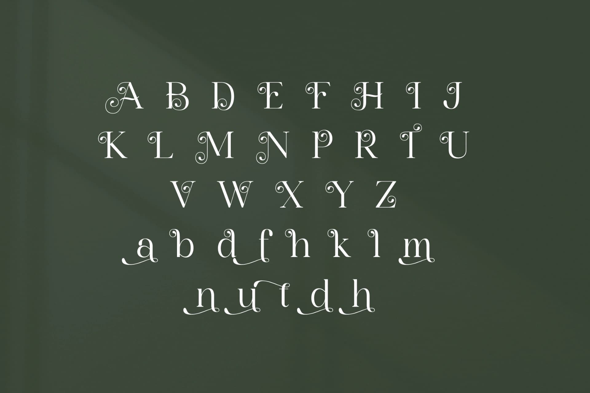Preview 12 for Marllgon - Stylish Serif Font
