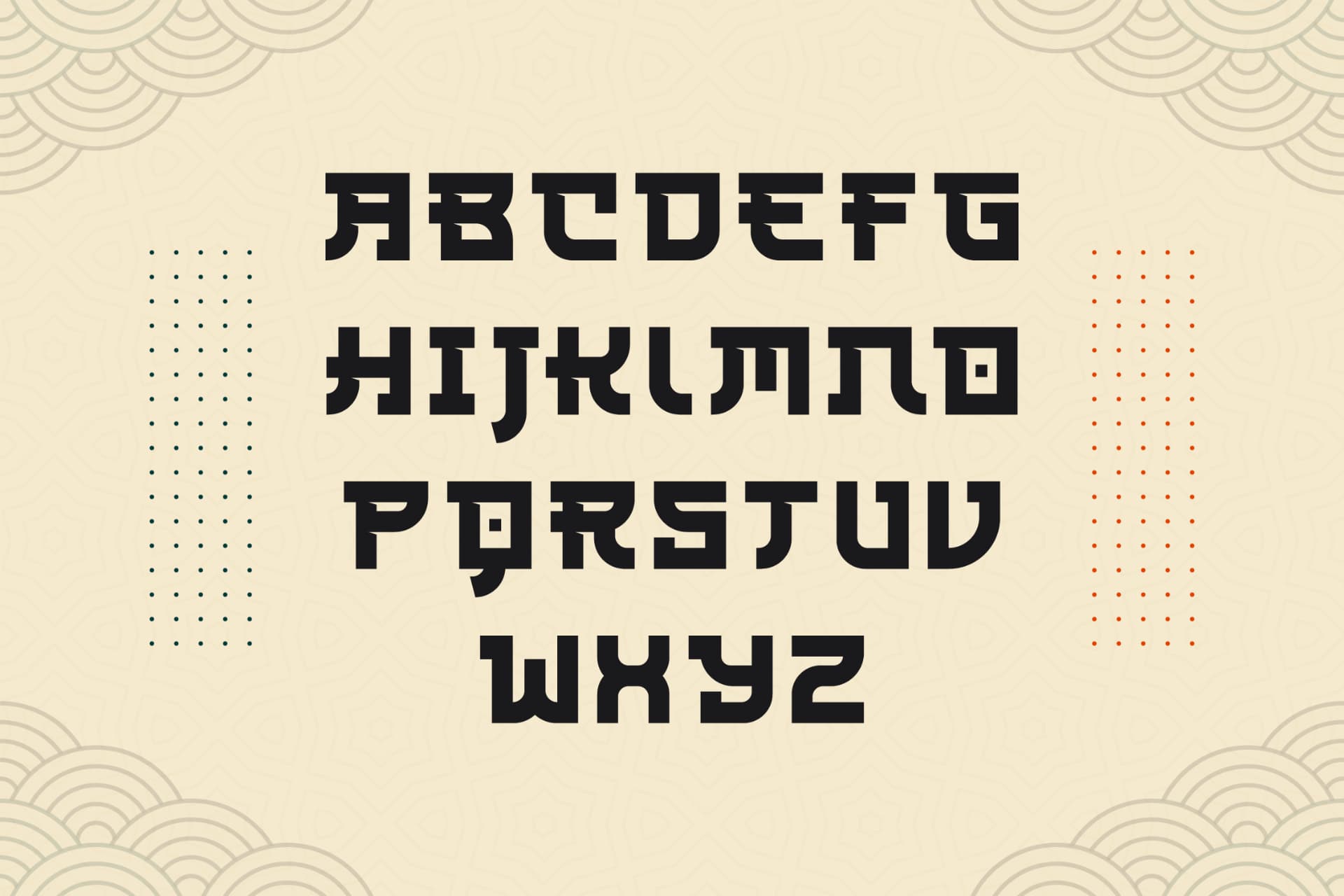 Preview 10 for Rijaya Konoha - Japanese Display Font