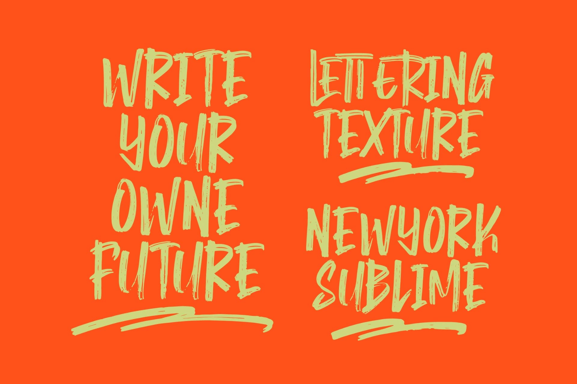 Preview 8 for Montha Stroner – Display Brush Font