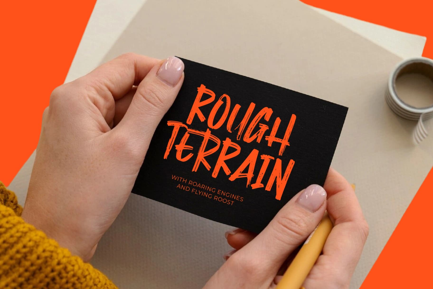 Preview 12 for Montha Stroner – Display Brush Font