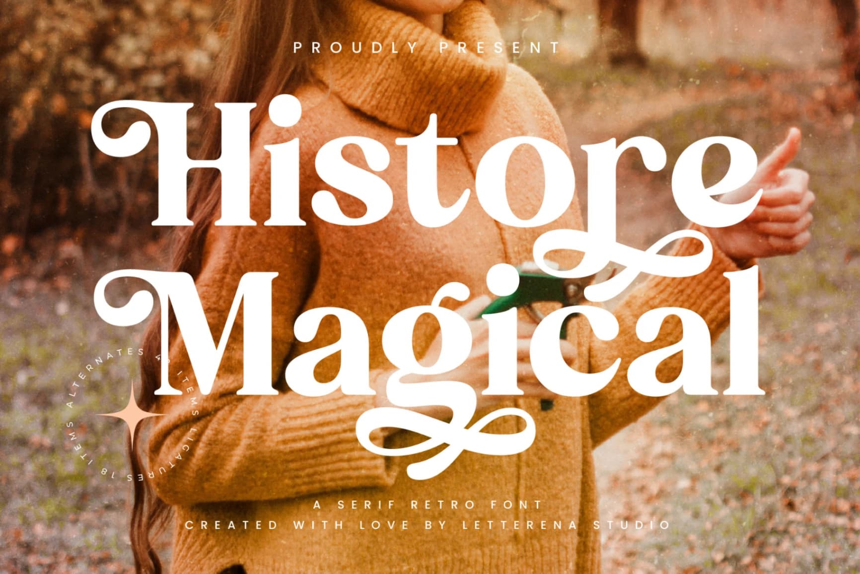 Preview of Histore Magical – Serif Retro Font font