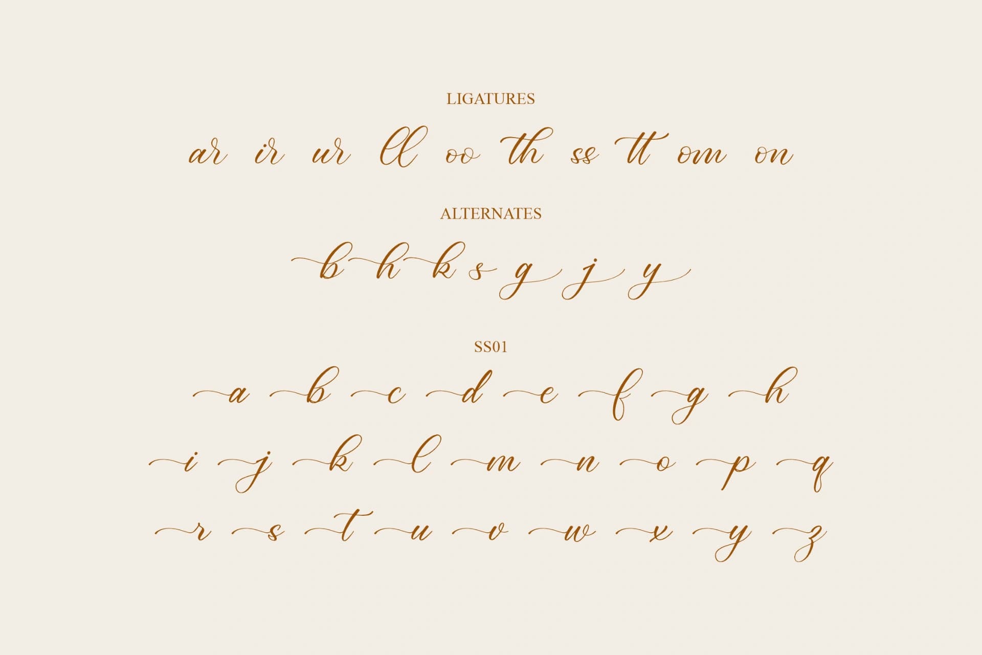 Preview 14 for Cathylise Janetson - Beautiful Script Font