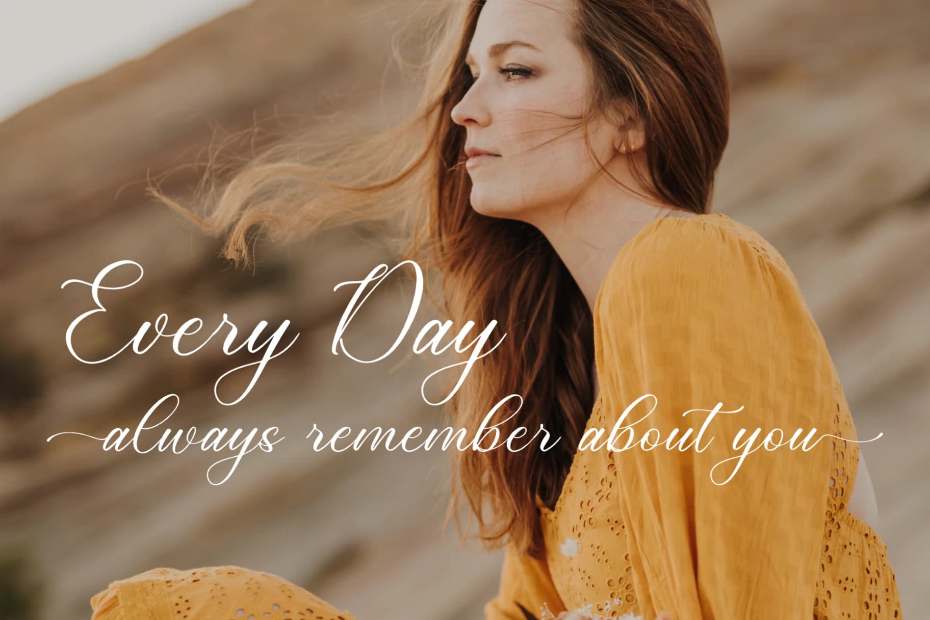 Preview 7 for Cathylise Janetson - Beautiful Script Font