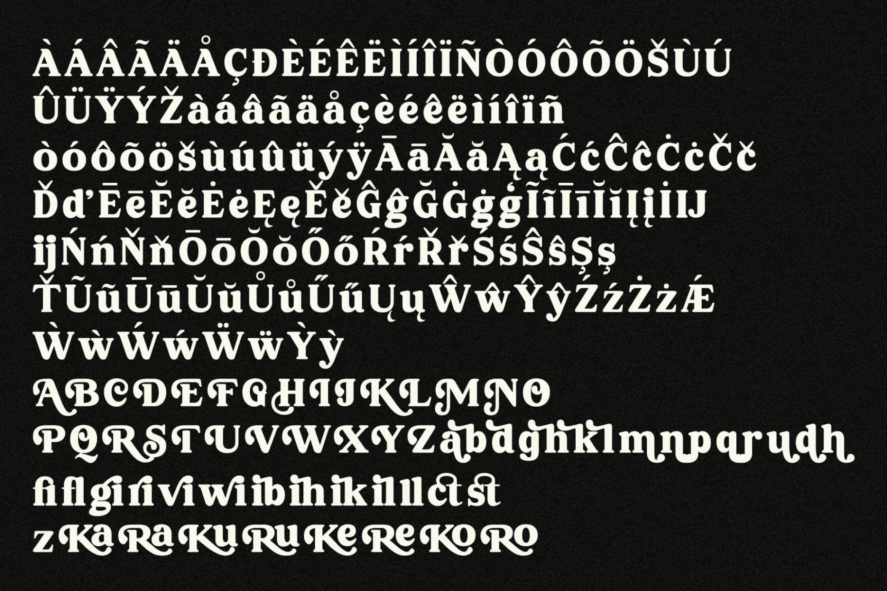 Preview 14 for Regisha - Modern Retro Serif Font