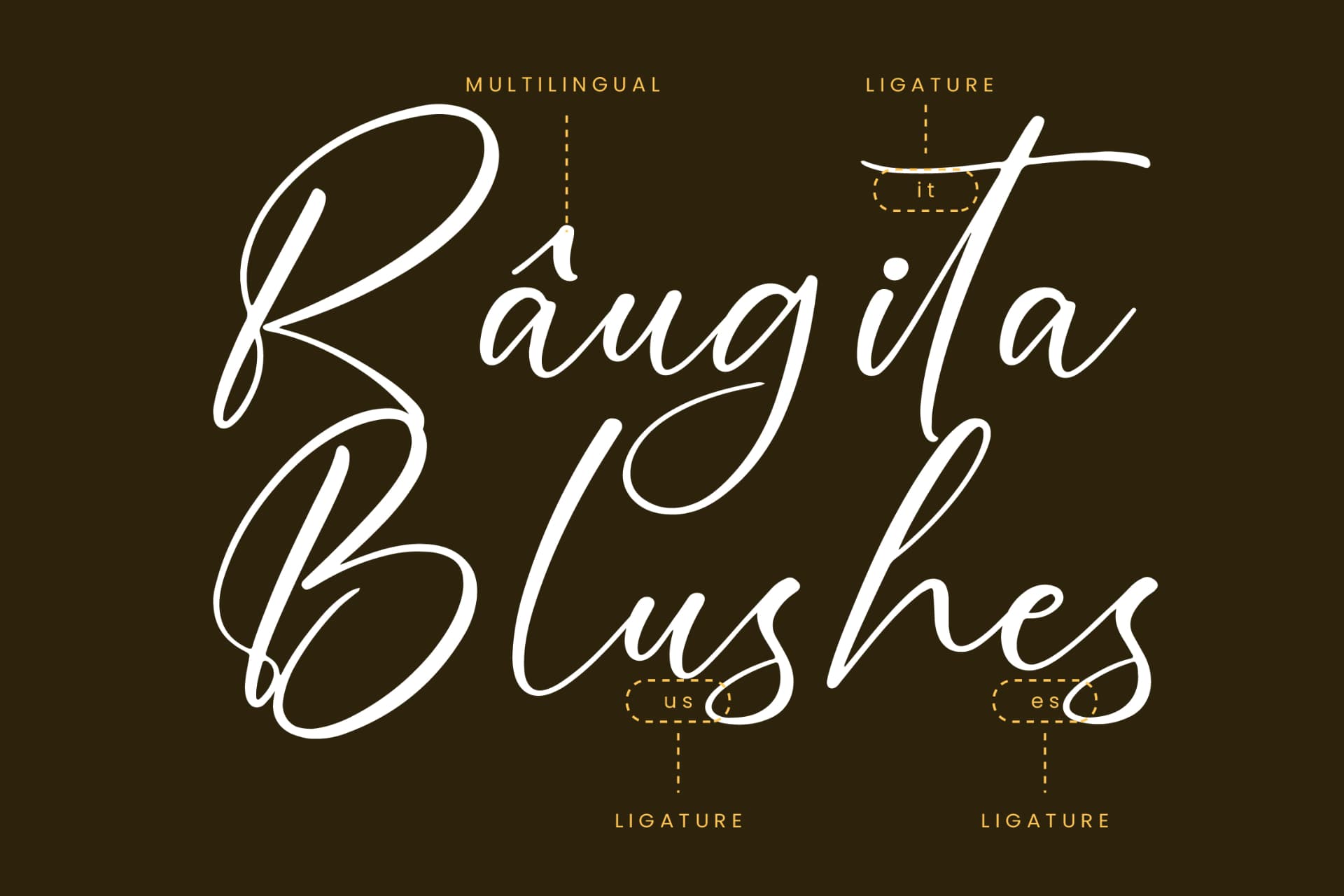 Preview 12 for Bounty Amethysa - Beautiful Script Font