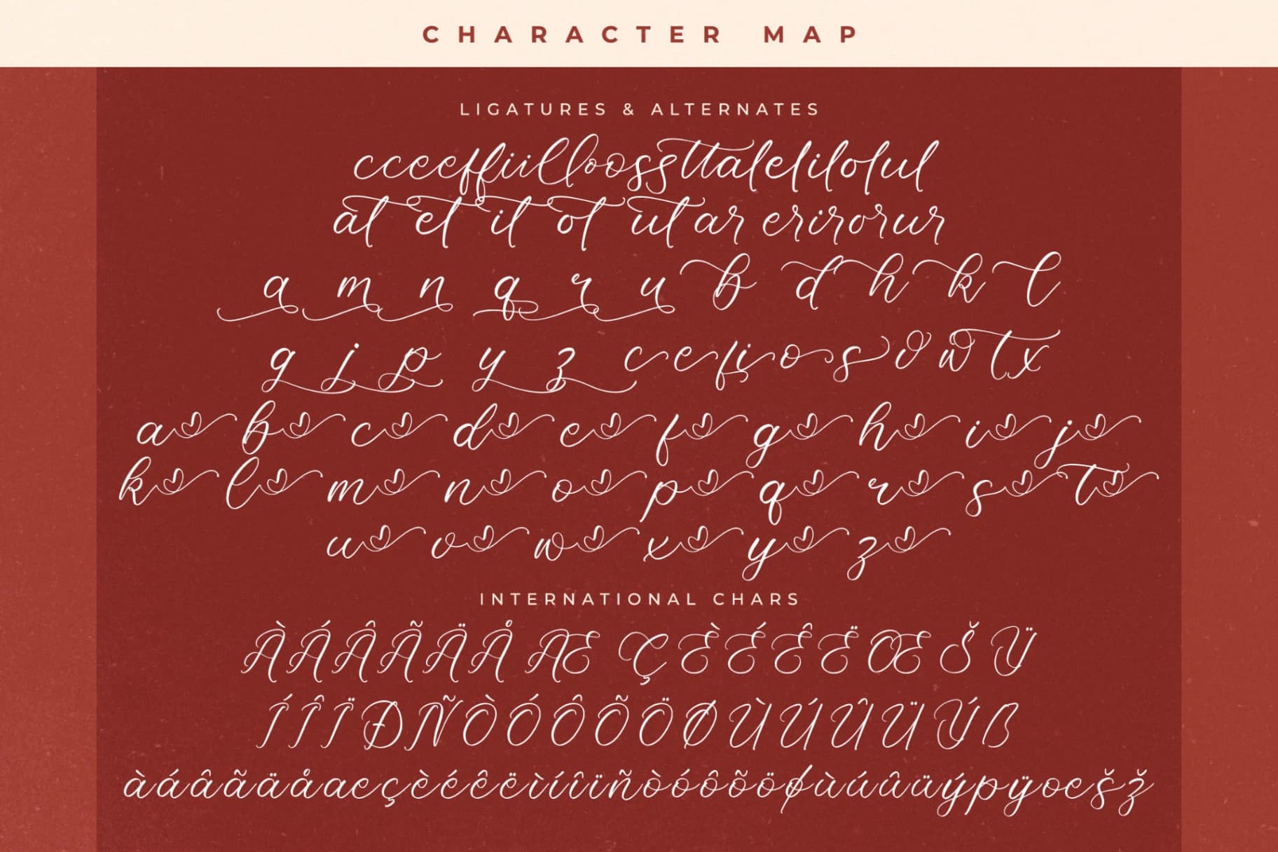 Preview 14 for Victorian Heritage – Beautiful Script Font