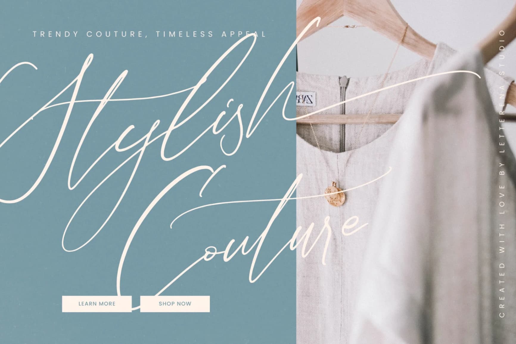 Preview 3 for Amsterdam Fieldstar – Beautiful Script Font