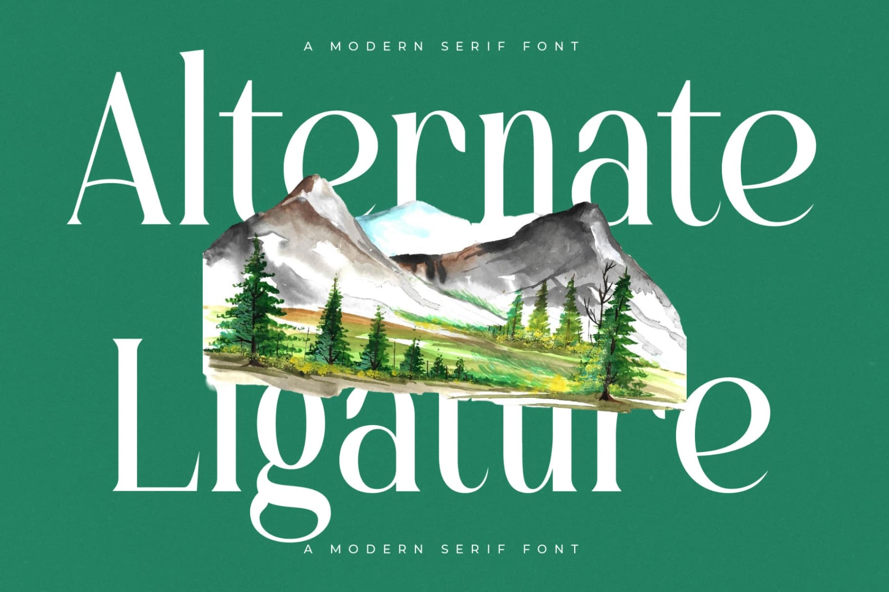 Preview 10 for Bastible – Modern Serif Font