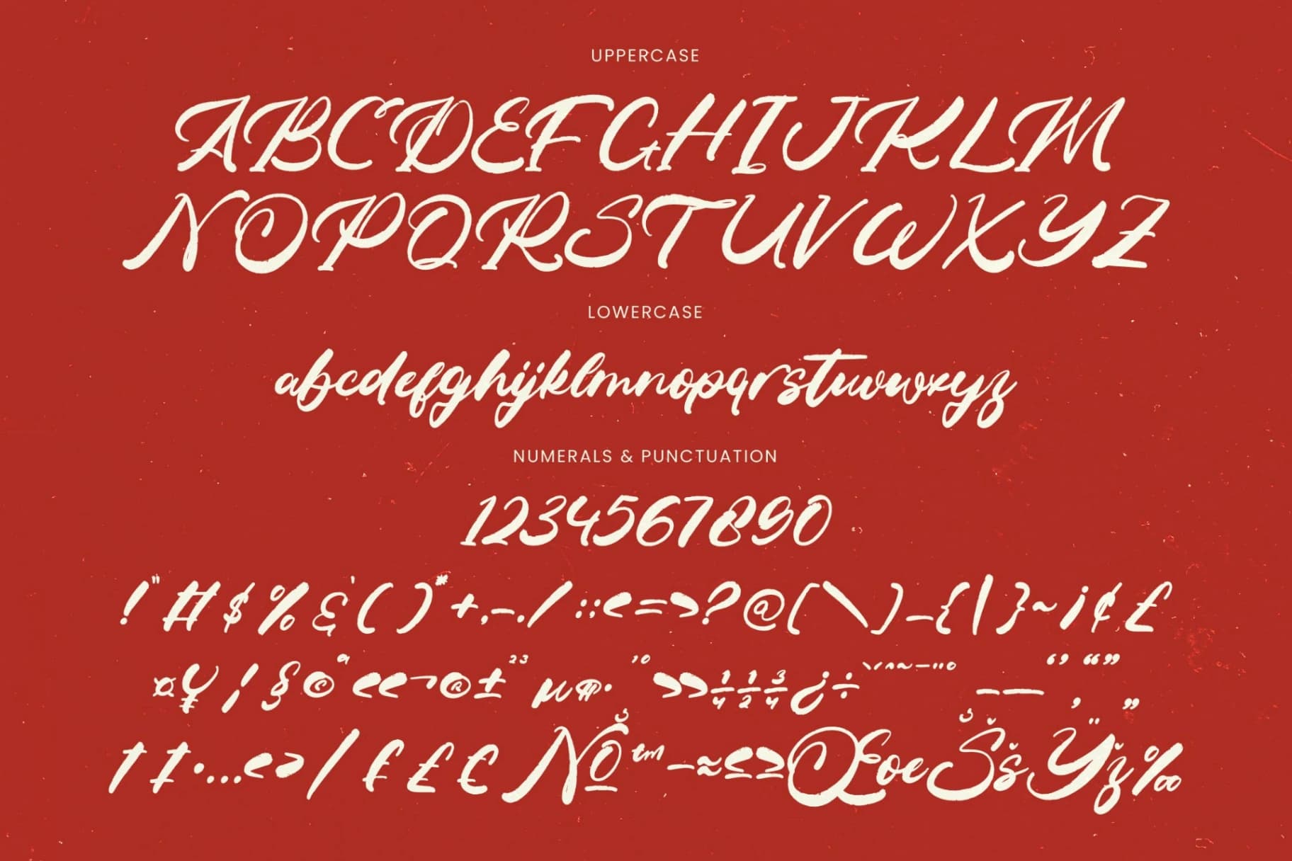 Preview 15 for Benton Achita - Bold Brush Font
