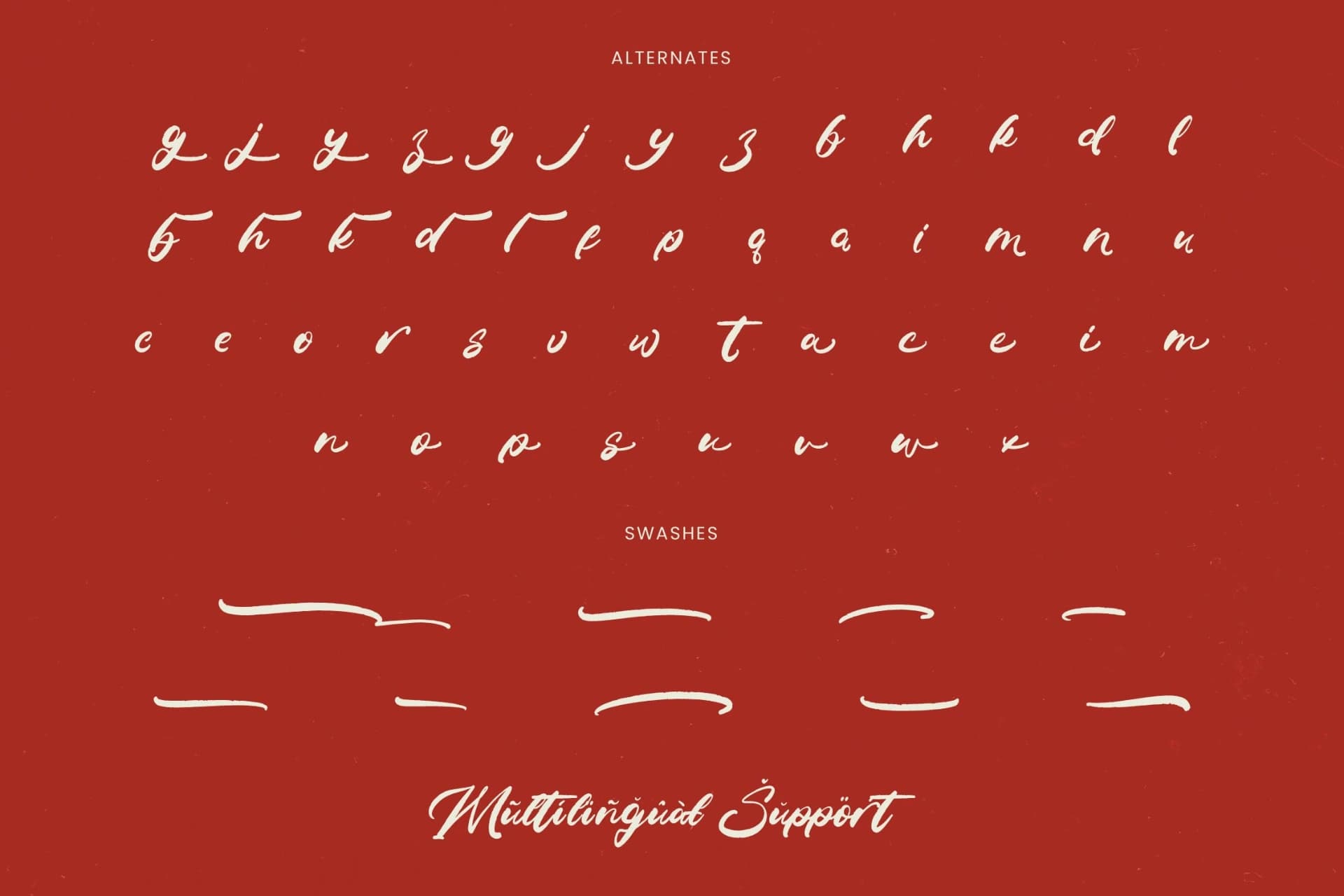 Preview 19 for Benton Achita - Bold Brush Font