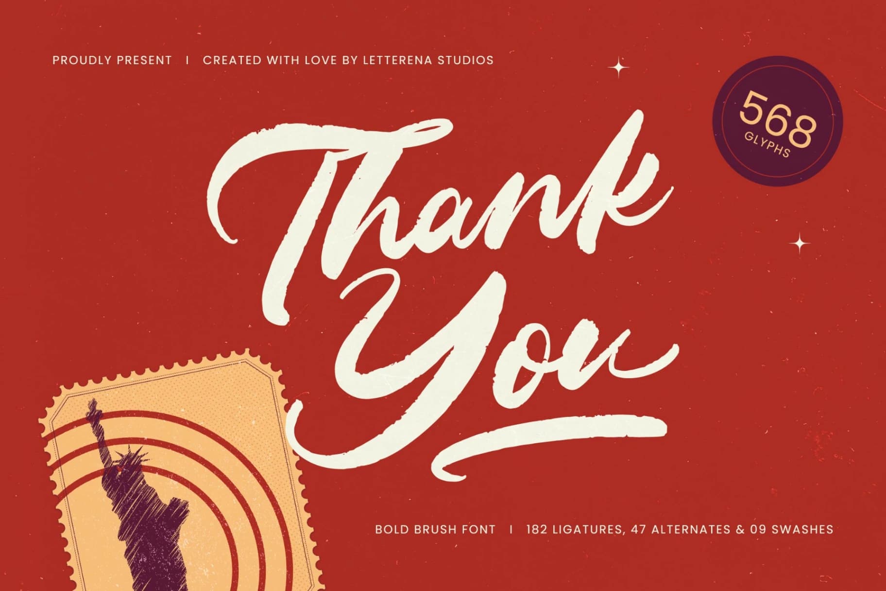 Preview 20 for Benton Achita - Bold Brush Font