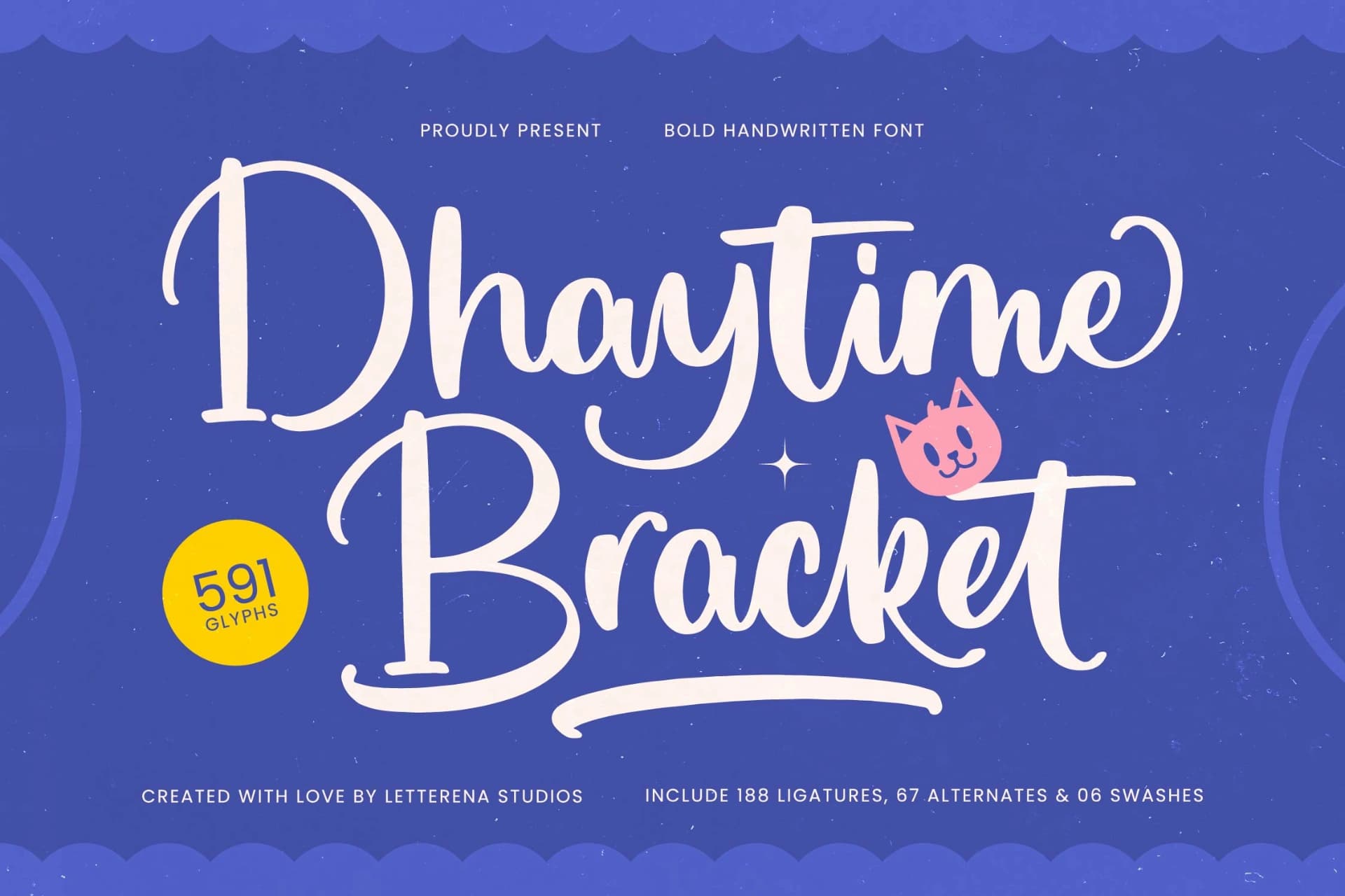 Preview 1 for Dhaytime - Bracket Bold Handwritten